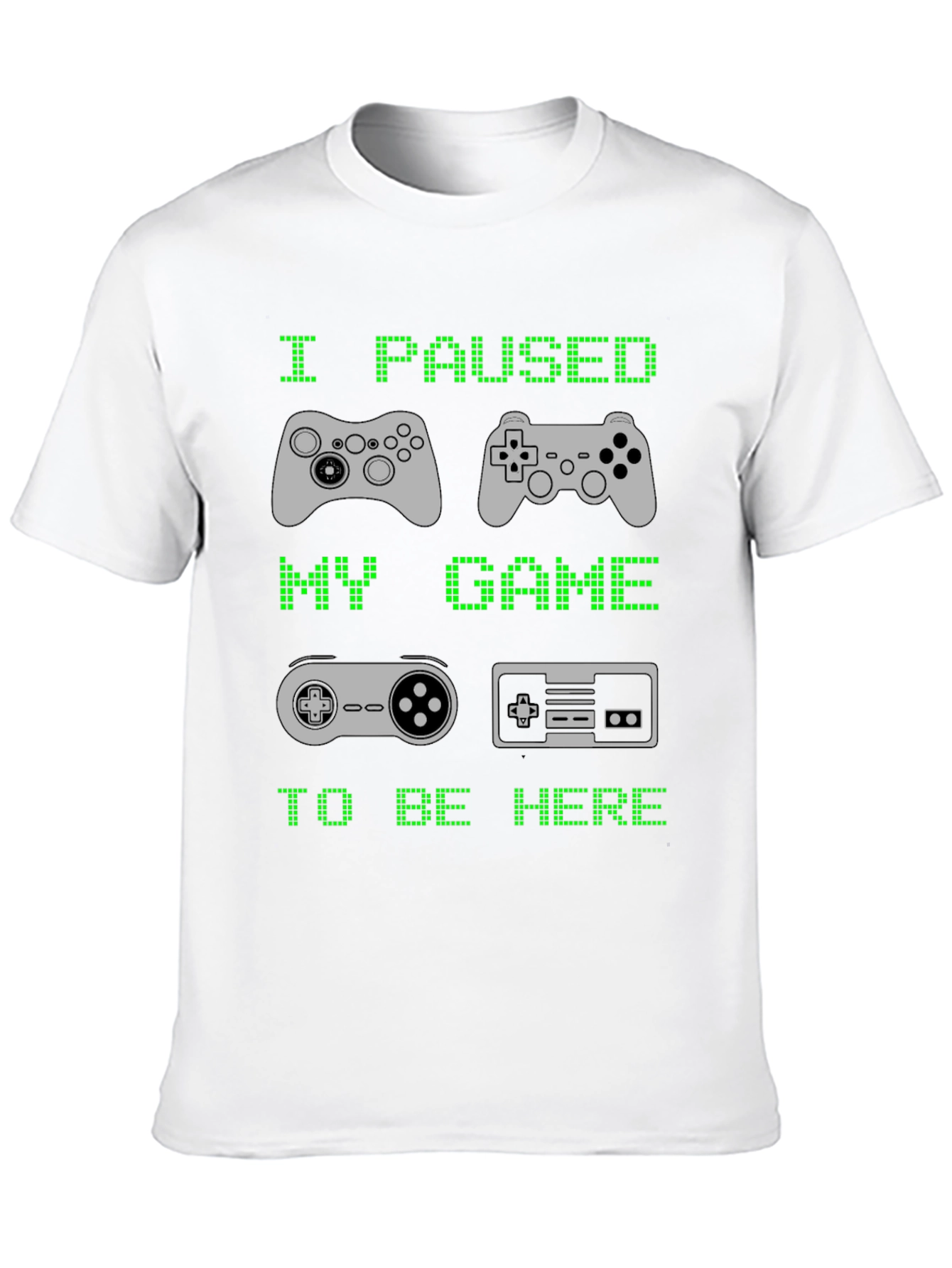Black I Paused My Game to Be Here T-Shirt view 10
