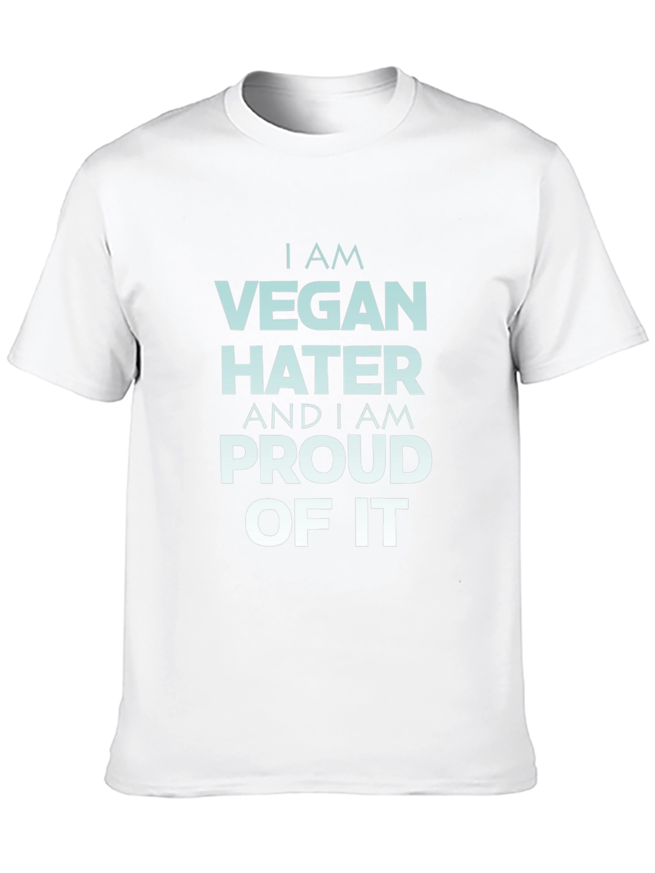 Black Vegan Hater T-Shirt view 10