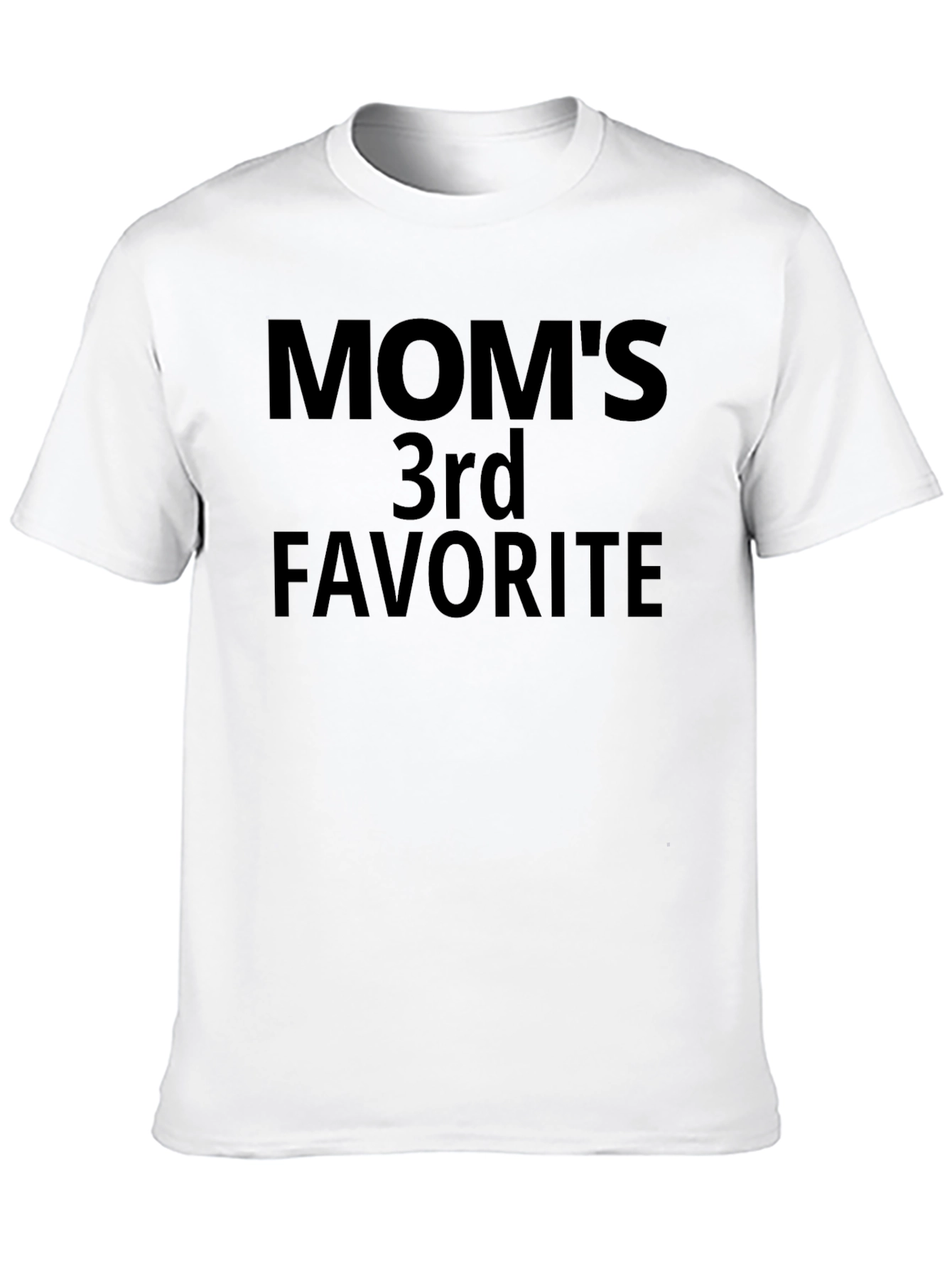 Black Mom's 3rd Favorite Black T-Shirt - Funny & Comfy! view 10