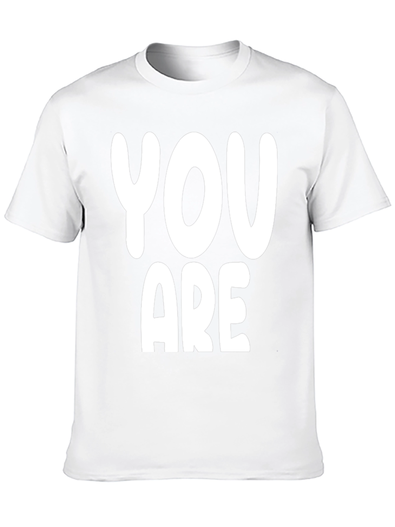 Black You Are Graphic Print T-Shirt view 10