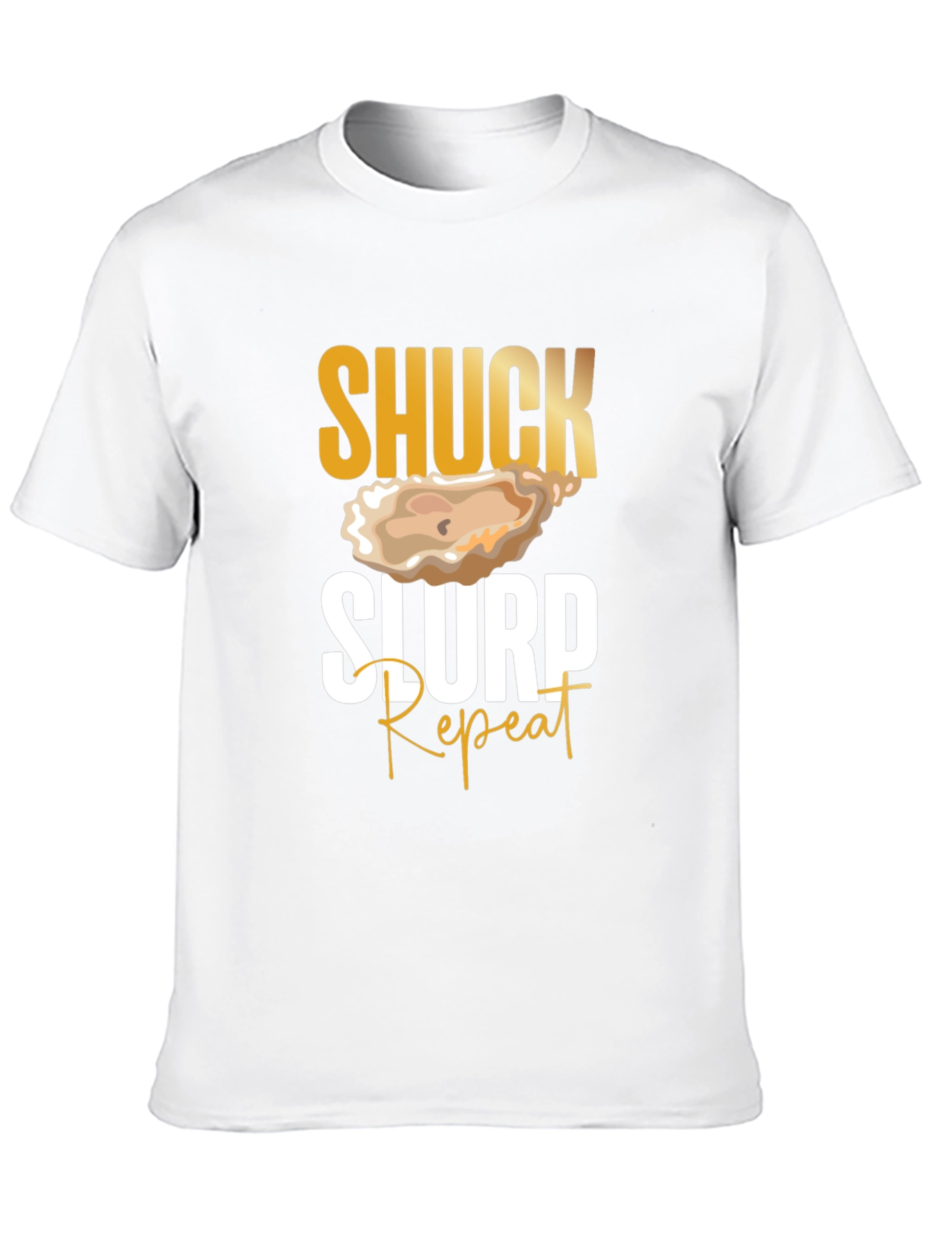 Black Shuck Slurp Repeat Oyster T-Shirt view 10