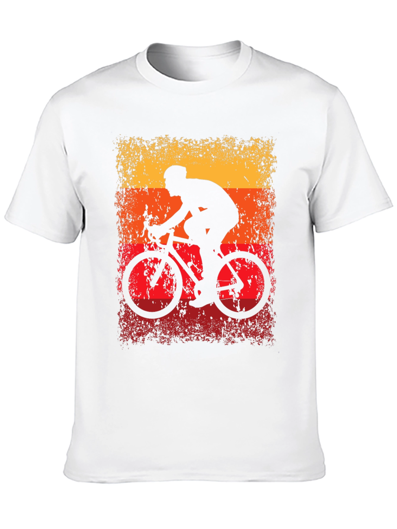 Black Retro Cycling T-Shirt - Black Cotton Blend view 10