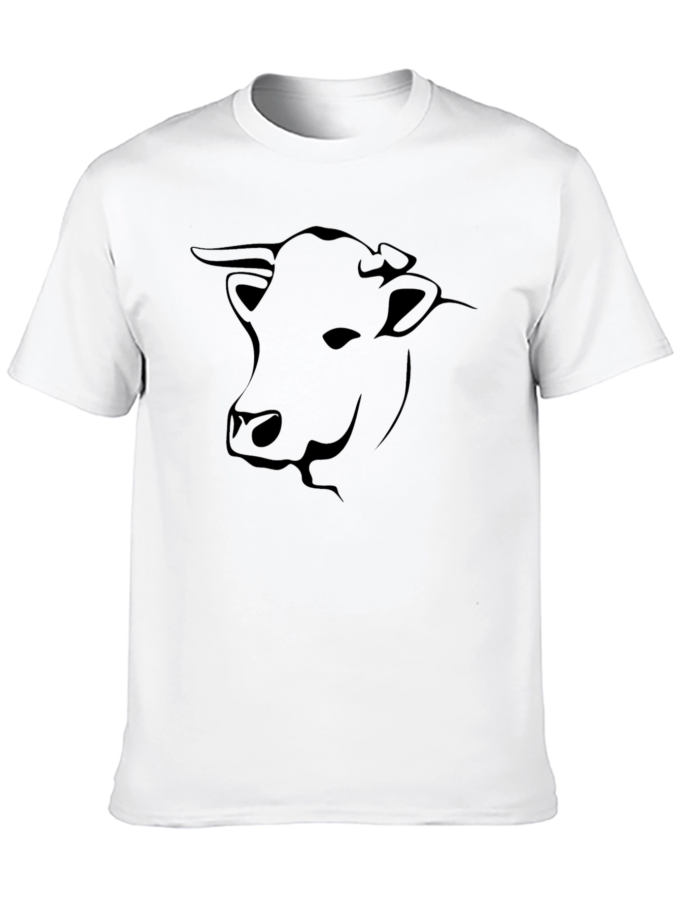 Black Black Bull Graphic Tee - Unisex Cotton T-Shirt view 10