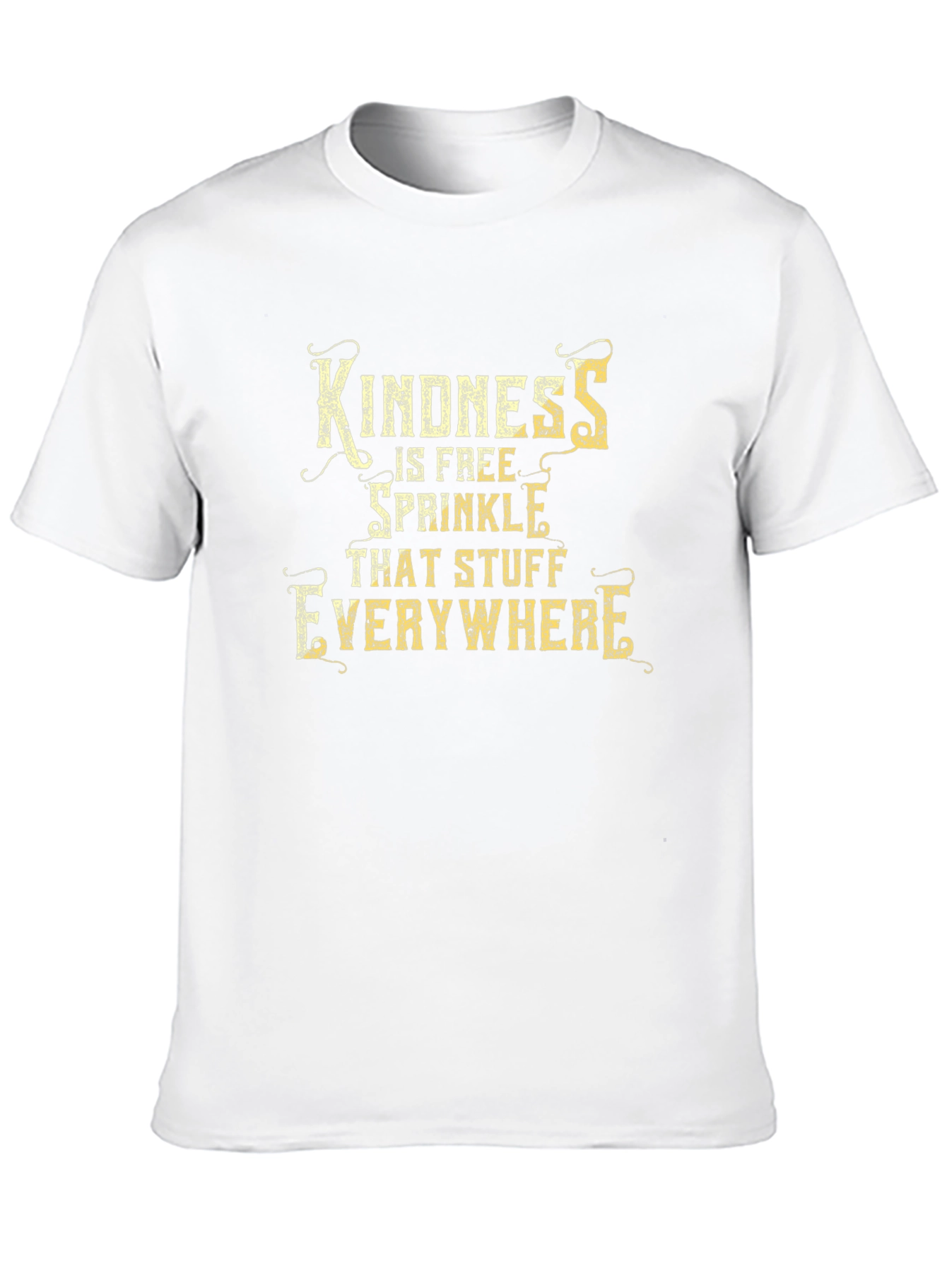 Black Kindness Everywhere Graphic Tee - Soft Black T-Shirt view 10