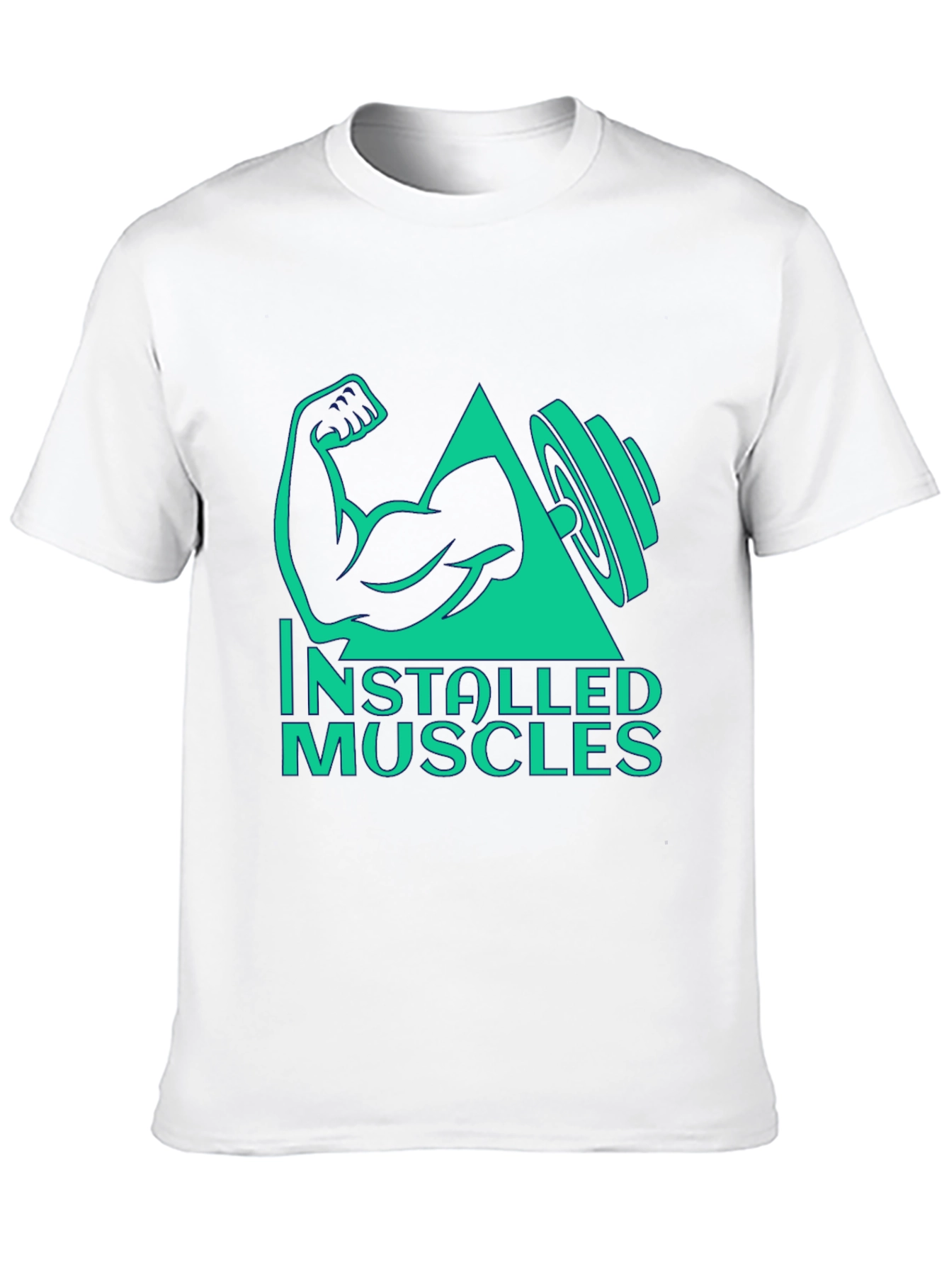 Black Installed Muscles Black Graphic Tee view 10