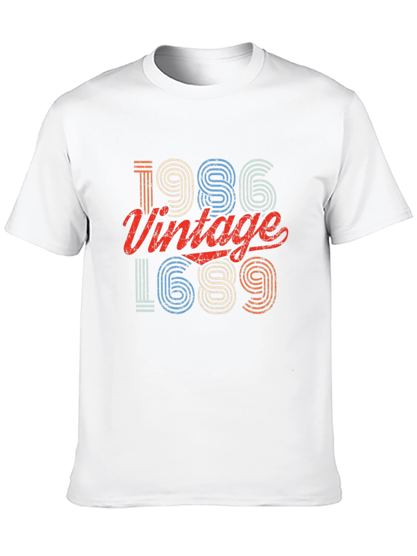 Black Vintage 1986 T-Shirt, Retro Birthday Tee view 10