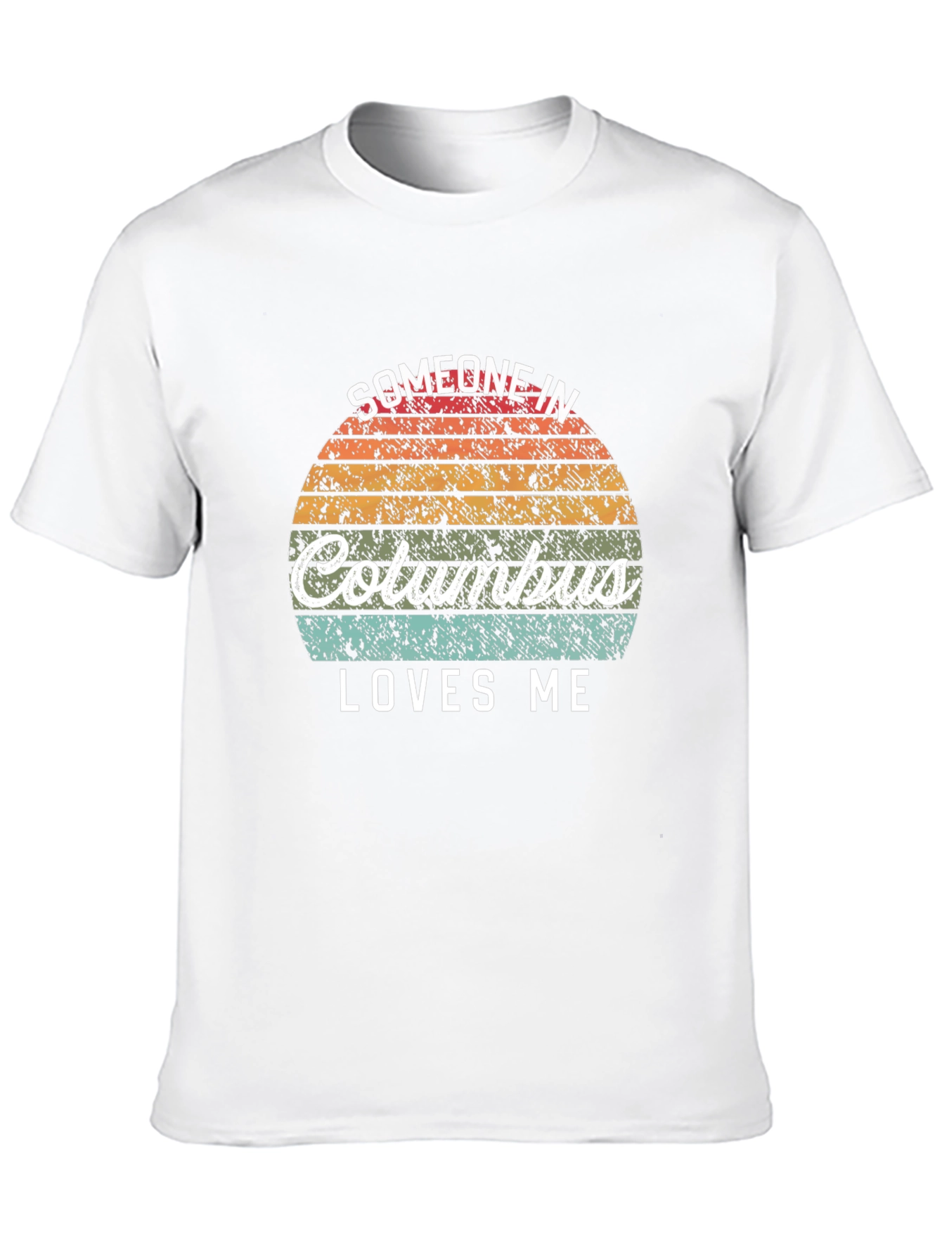Black Columbus Loves Me Graphic T-Shirt view 10