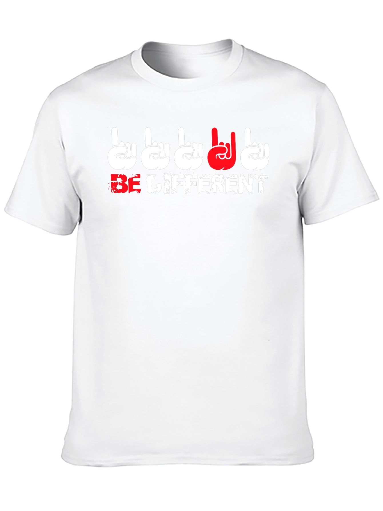 Black Be Different Graphic T-Shirt - Black view 10