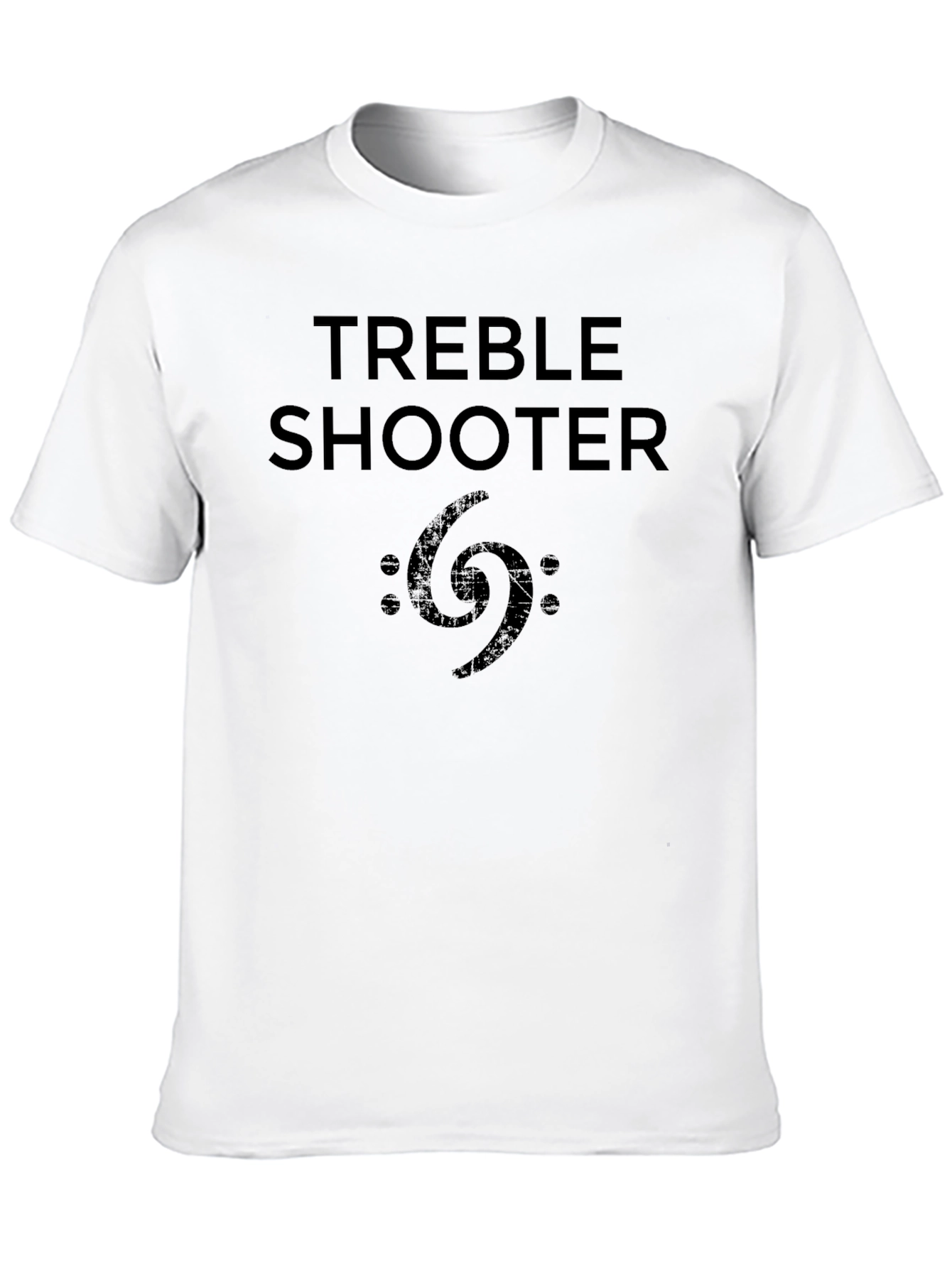 Black Treble Shooter Black Graphic T-Shirt view 10
