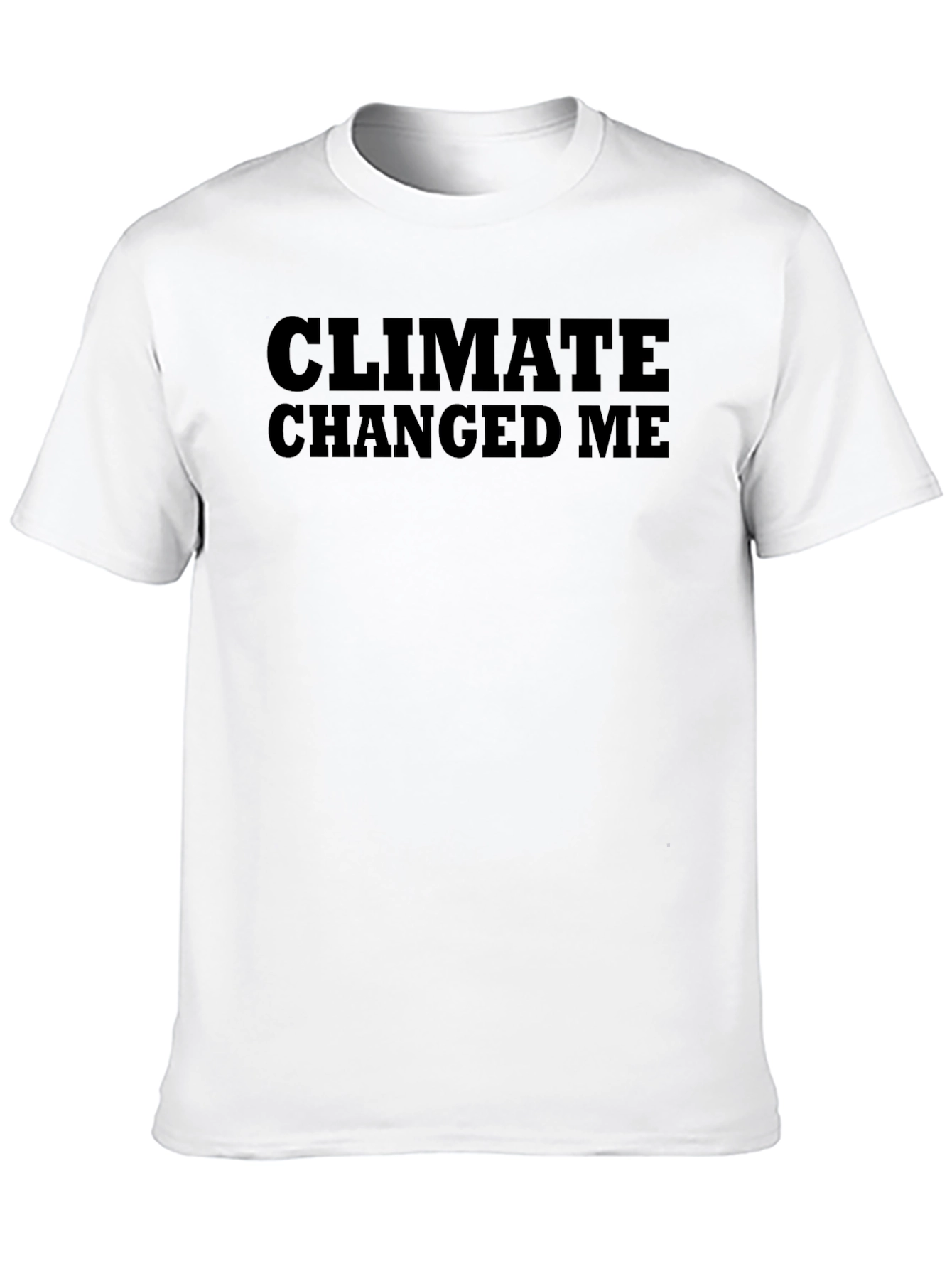 Black Climate Changed Me Black Graphic Tee view 10