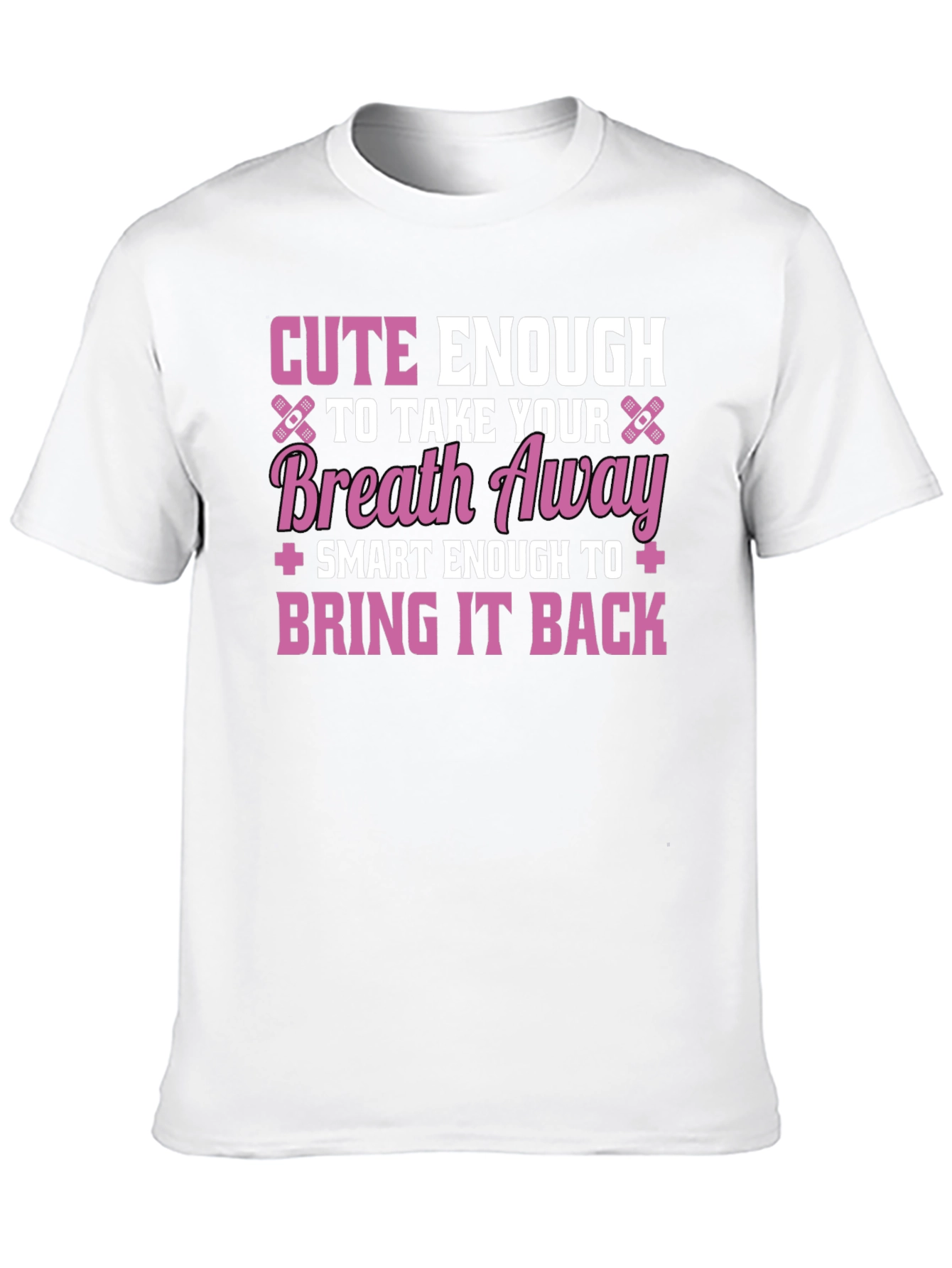 Black Cute Enough Nurse Graphic T-Shirt view 10