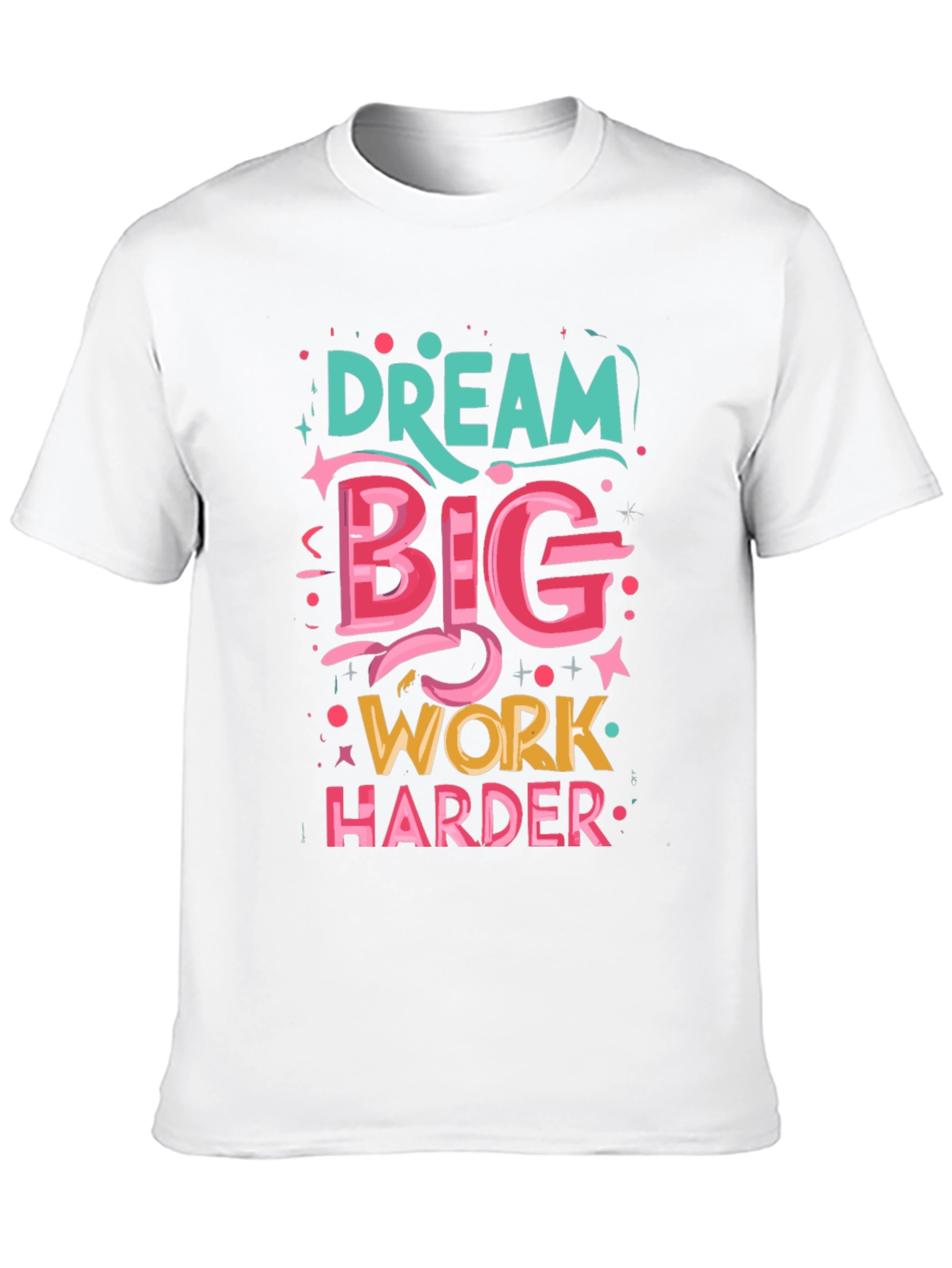 Black Dream Big T-Shirt: Motivational Graphic Tee view 10