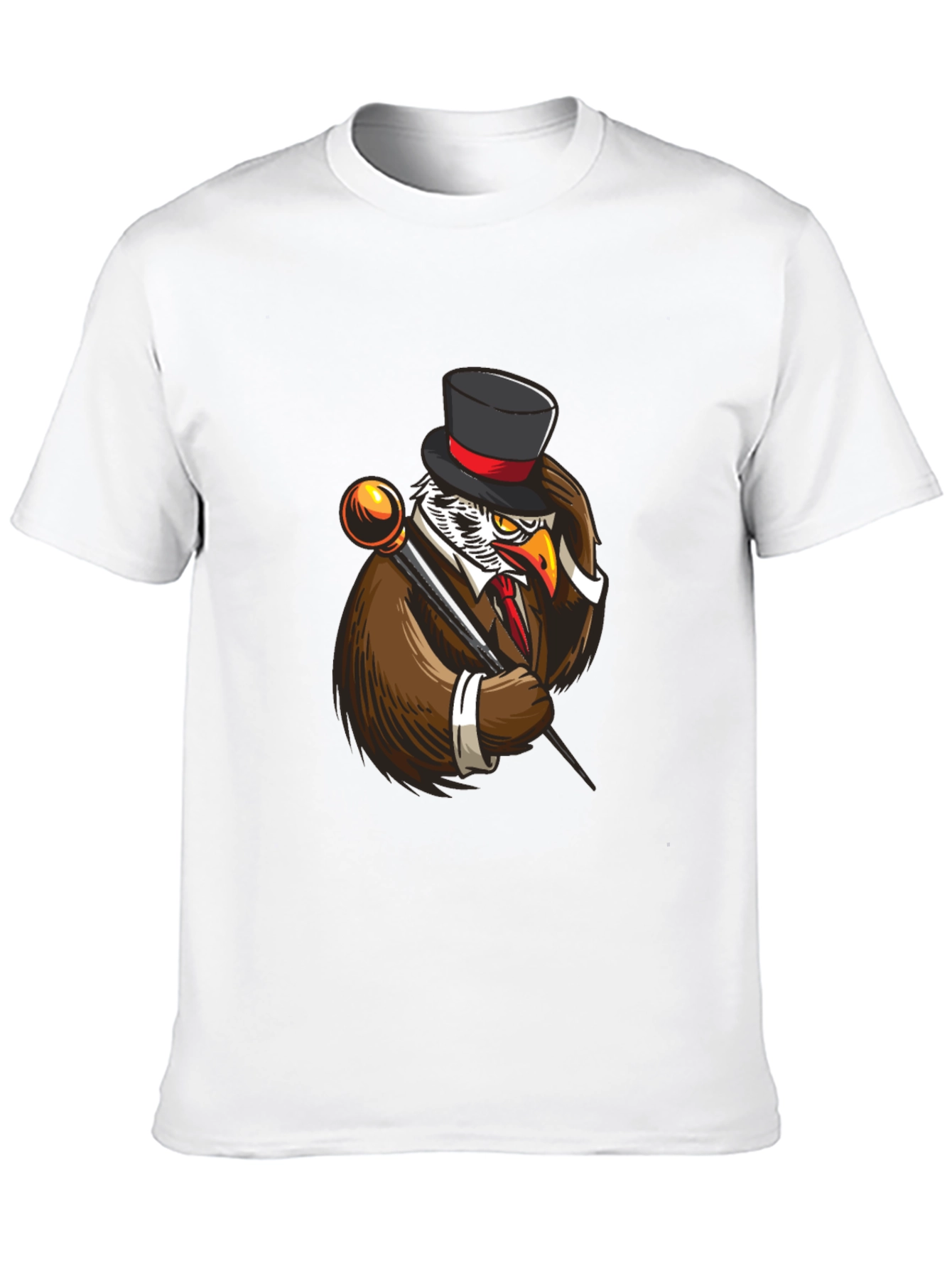 Black Dapper Owl T-Shirt - Unique Graphic Tee view 10