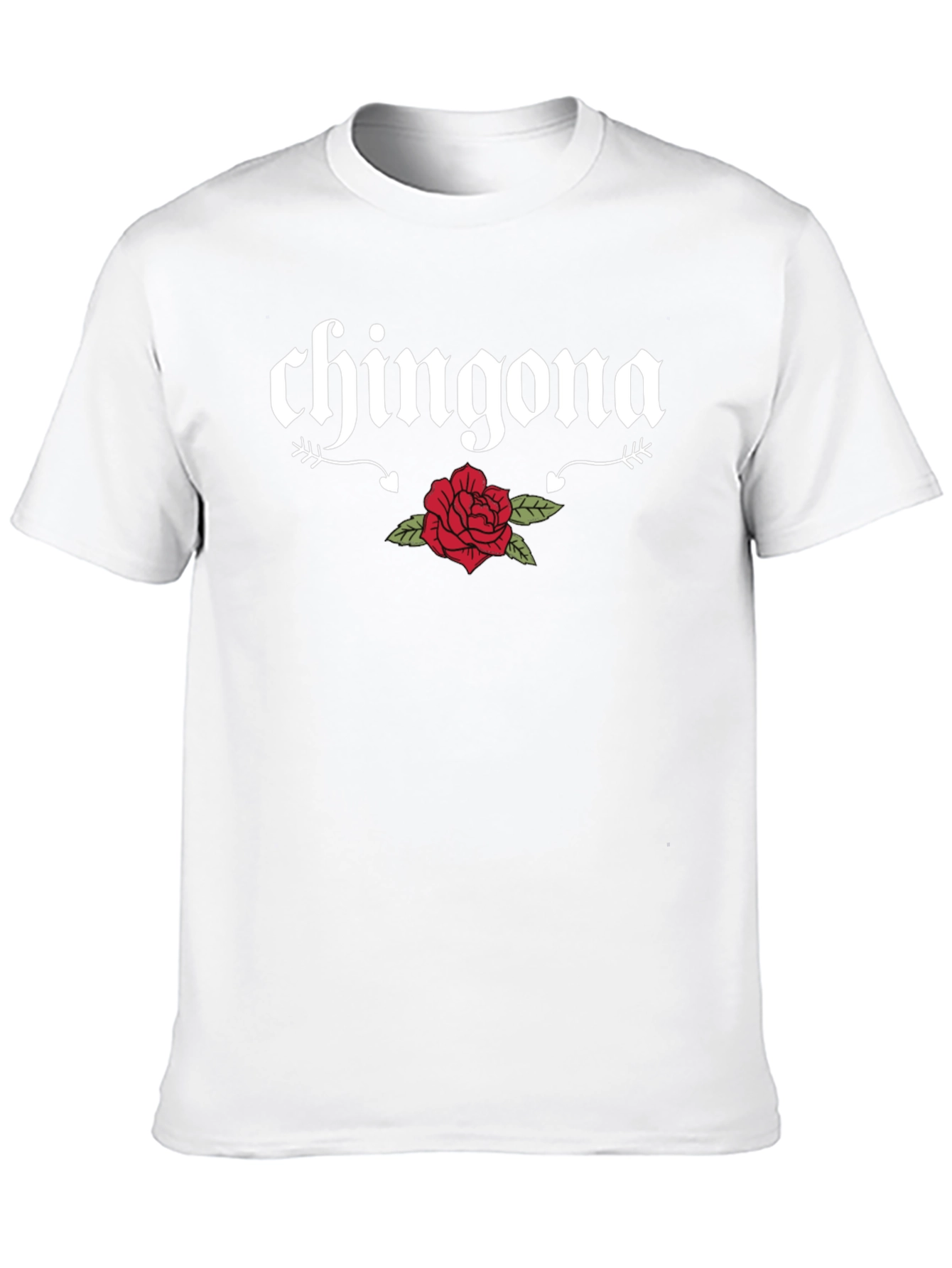 Chingona Rose Graphic Tee - Bold & Stylish - 10