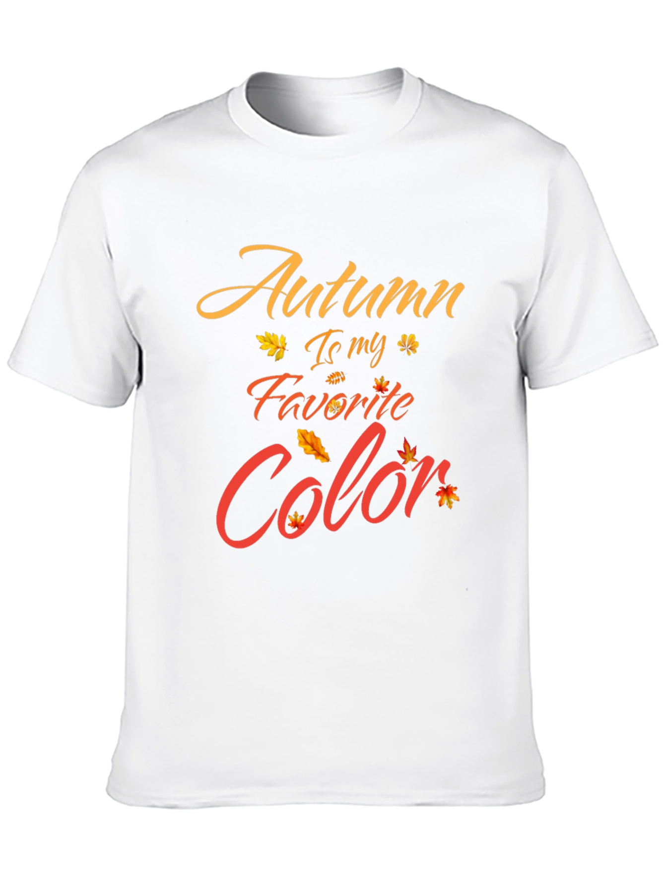 Black Autumn is my Favorite Color T-Shirt view 10