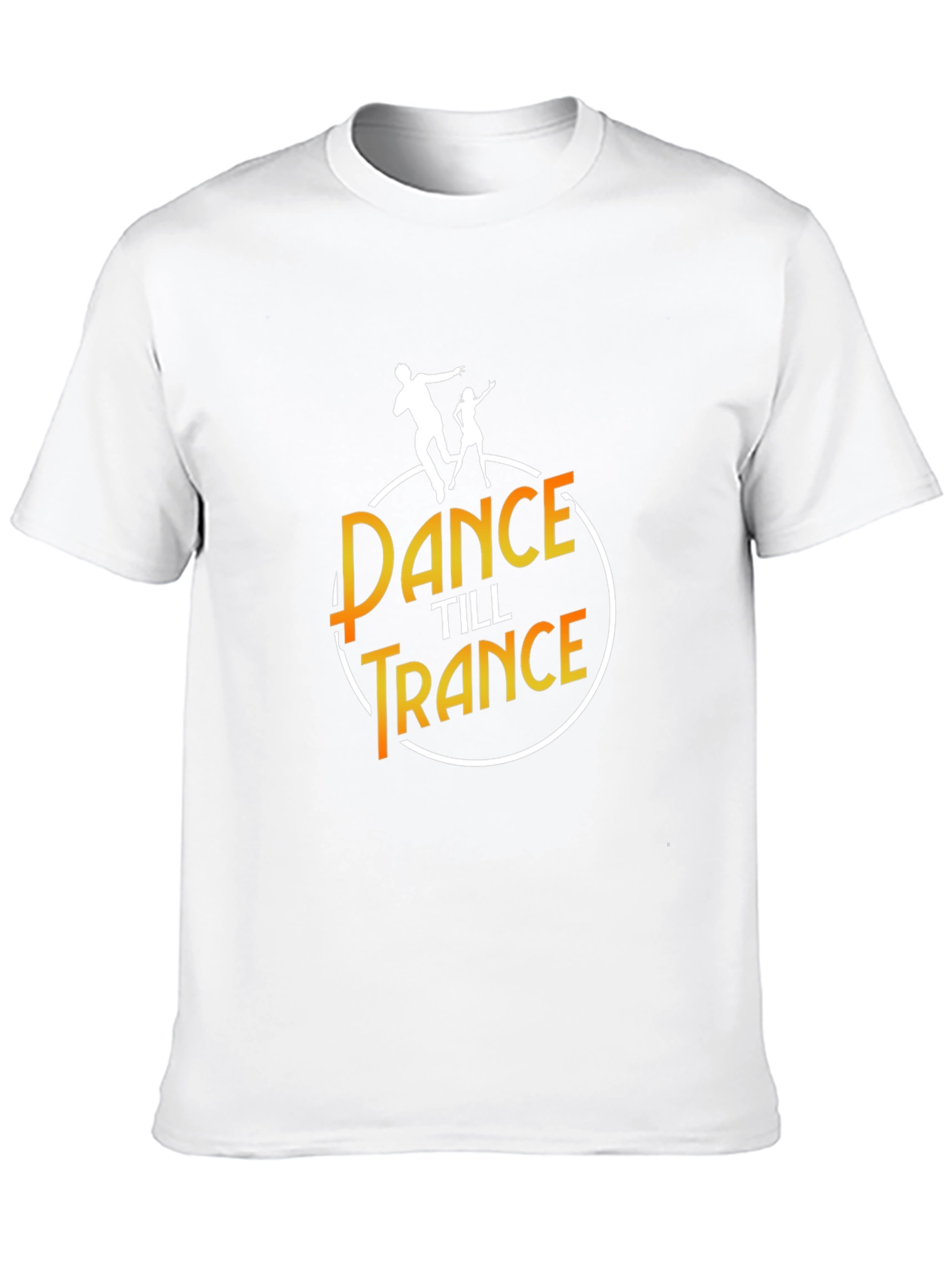 Black Dance Till Trance Graphic Tee - Black view 10