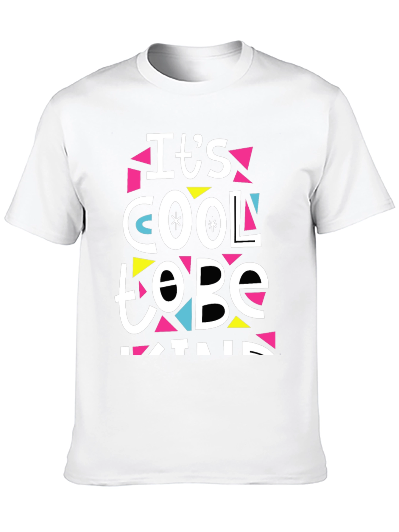 Black It's Cool to Be Kind T-Shirt view 10