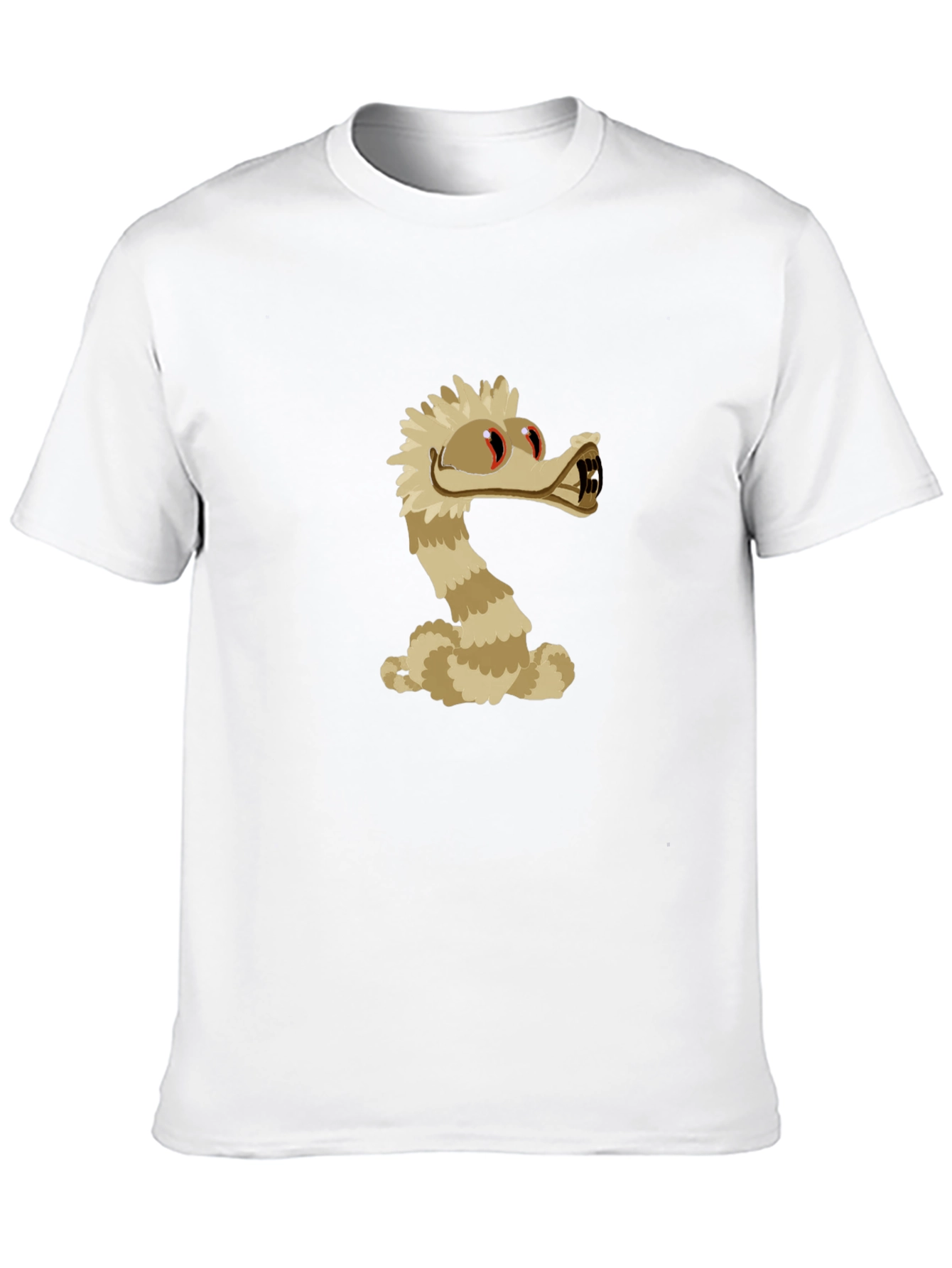 Black Cartoon Snake T-Shirt - Unique Graphic Tee view 10