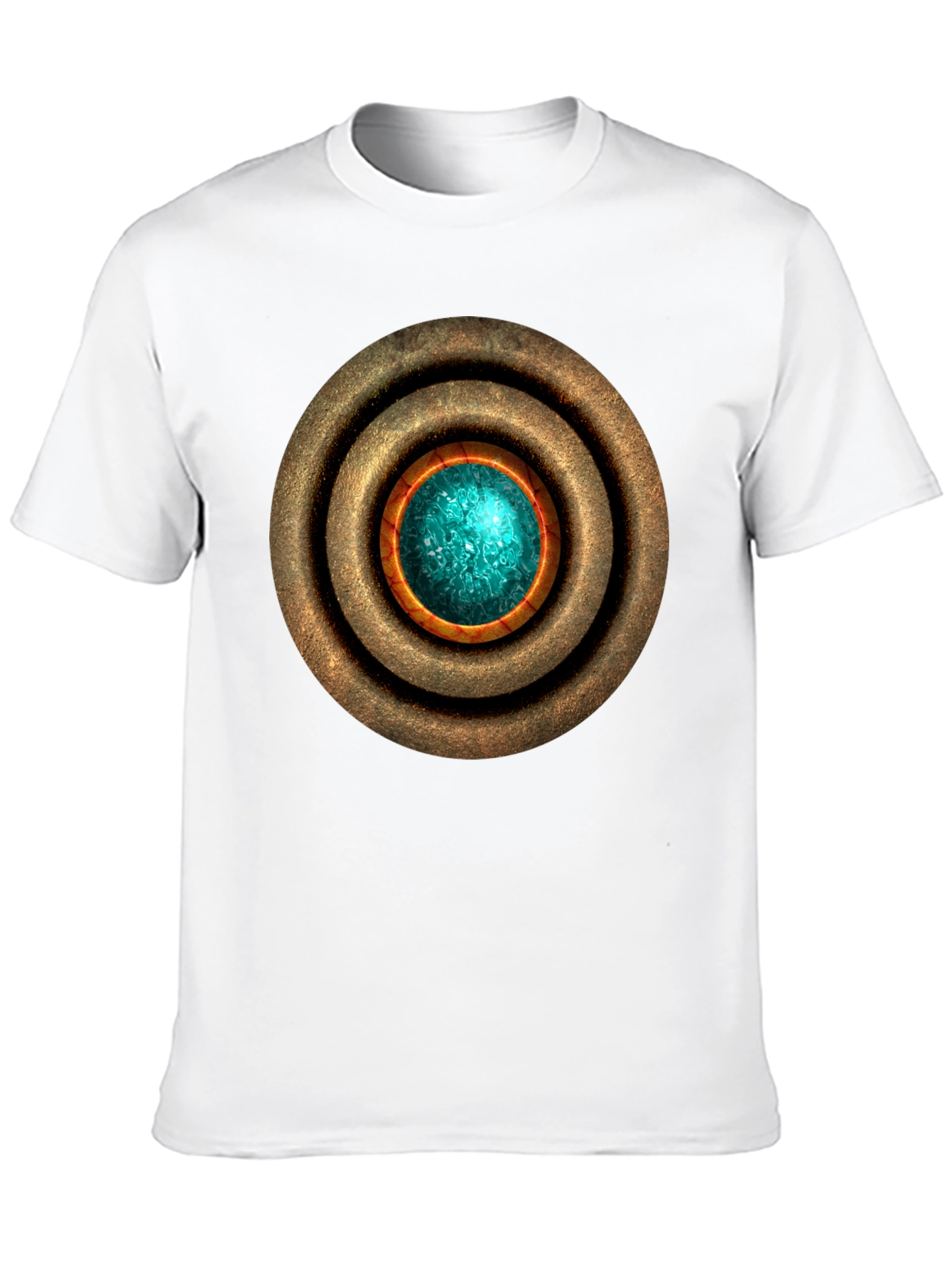 Black Mystic Orb Graphic T-Shirt - Sci-Fi Style Men's Tee view 10