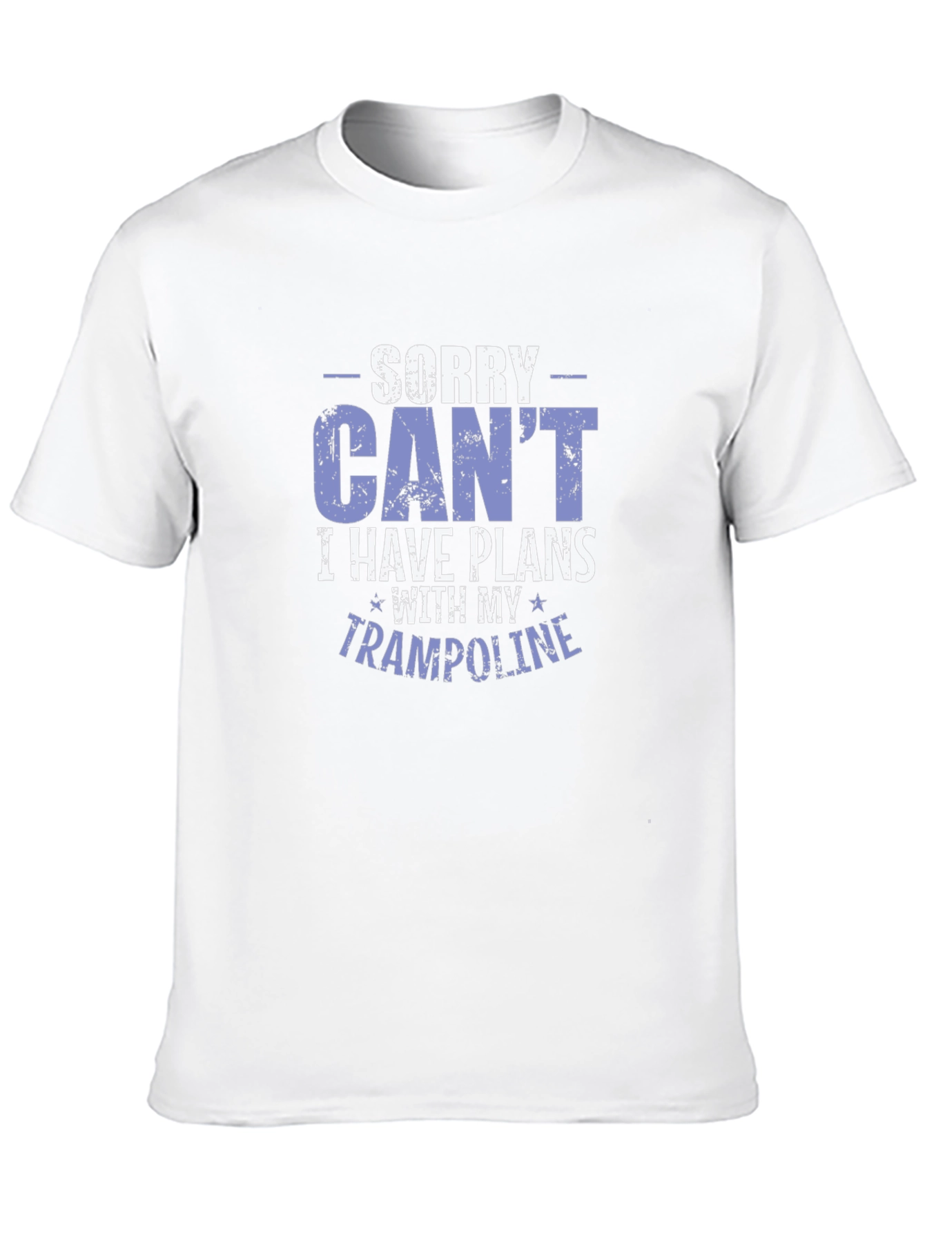 Black Funny Trampoline Plans Graphic T-Shirt view 10