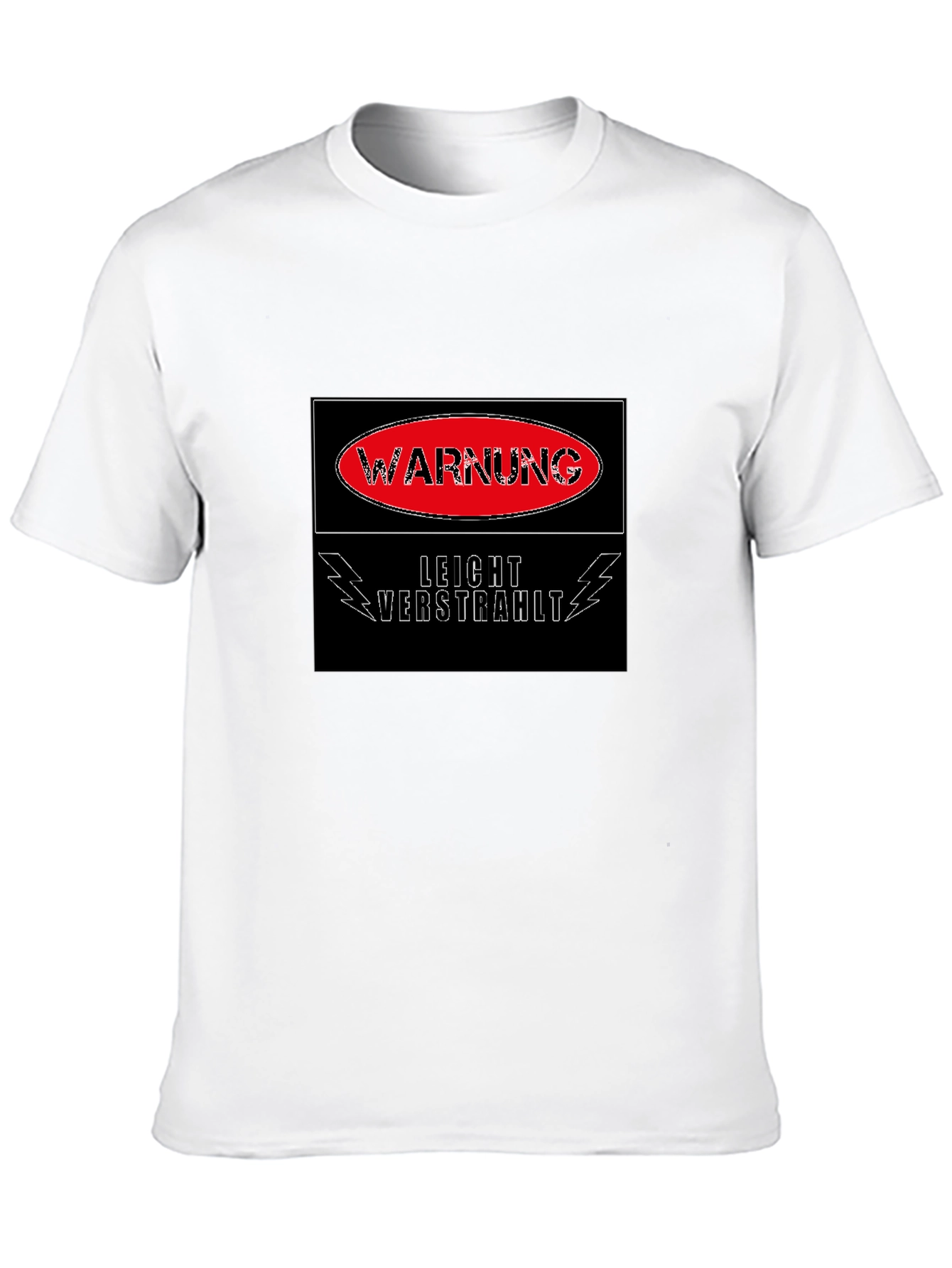 Black Warning Slightly Radioactive T-Shirt view 10