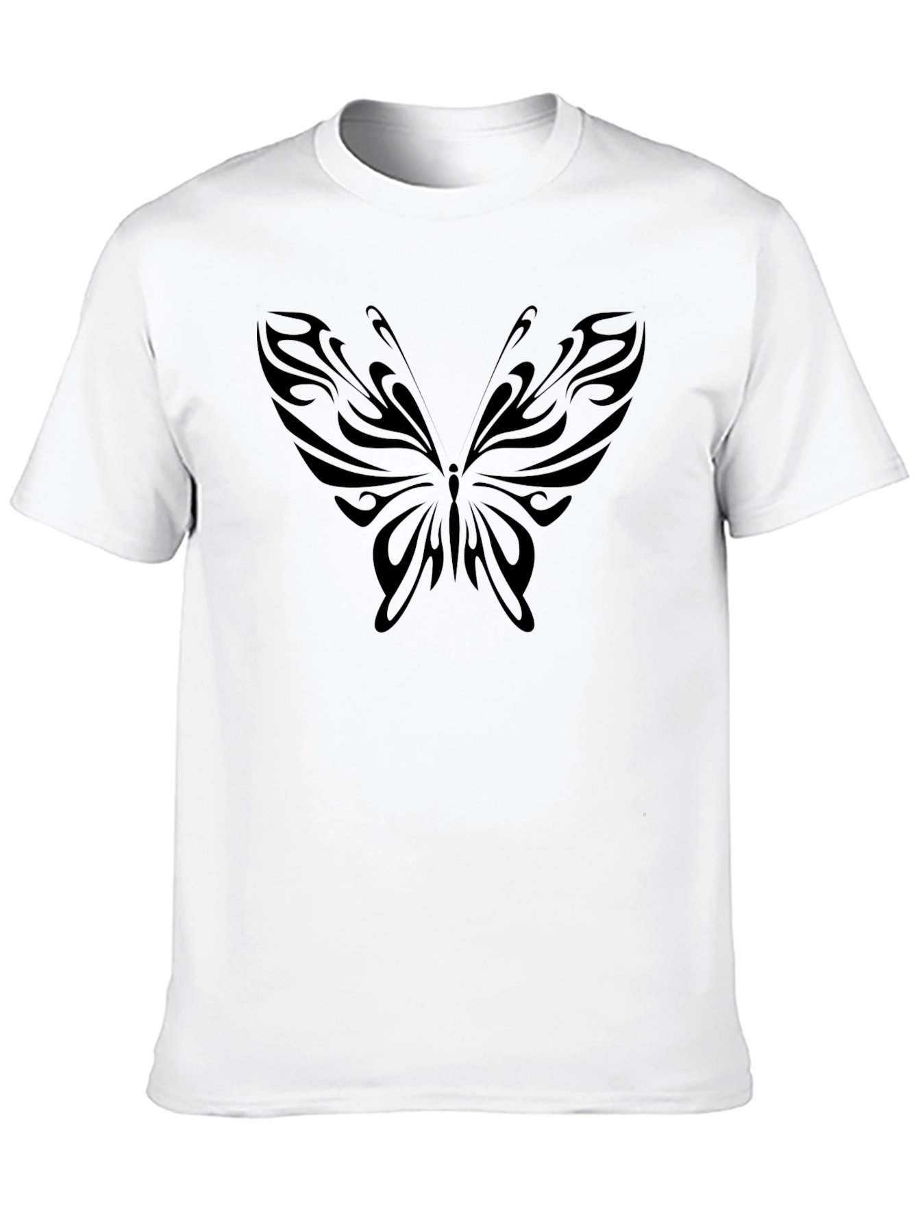 Black Black Butterfly Graphic T-Shirt view 10