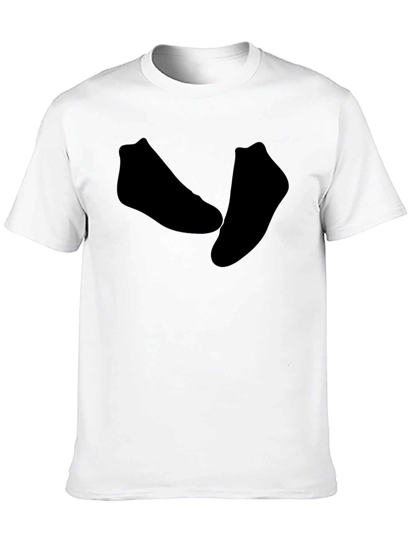 Black Socks Graphic Men's T-Shirt - Crew Neck, Short Sleeve view 10
