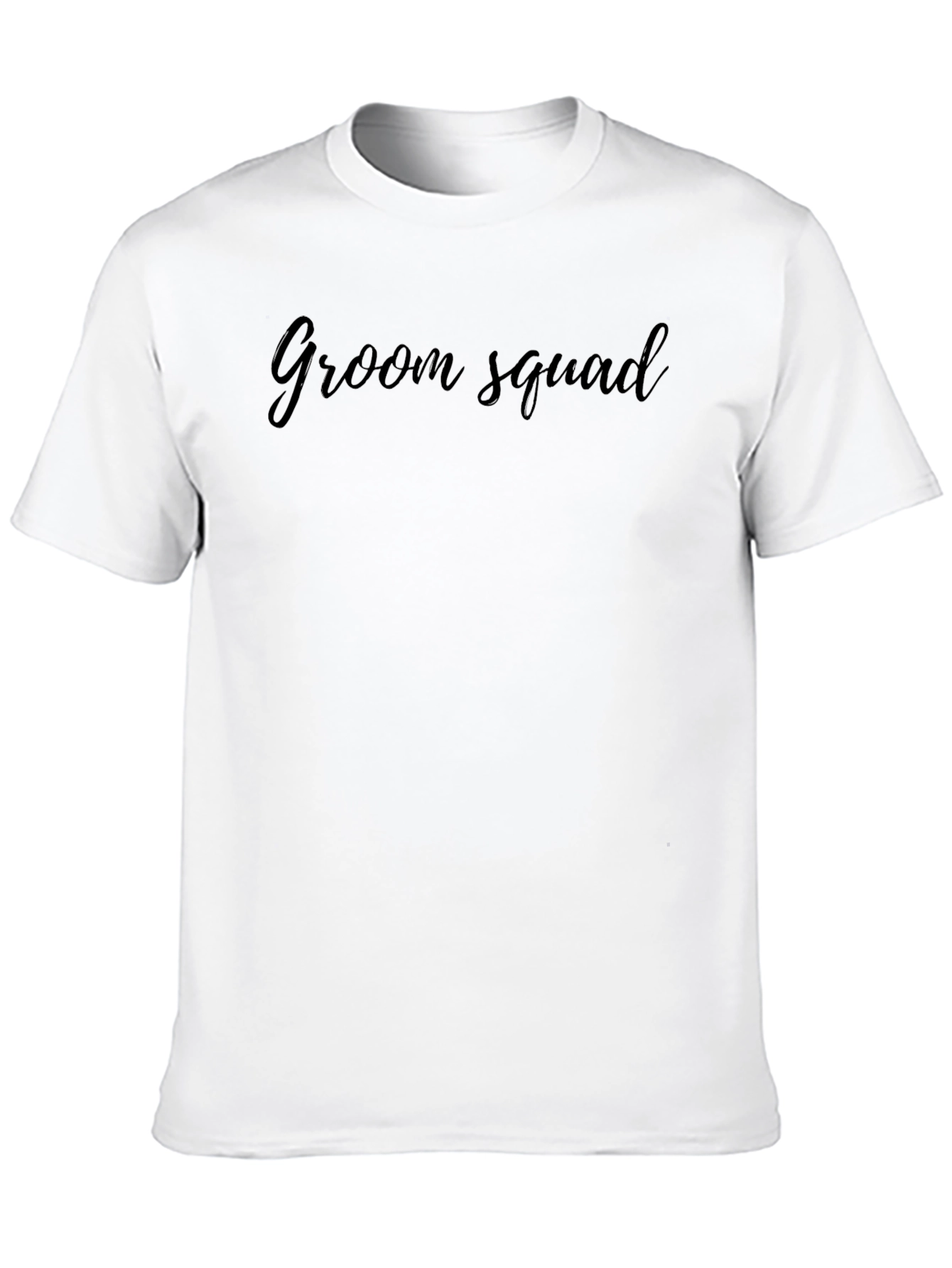 Black Groom Squad Black Crew Neck T-Shirt view 10