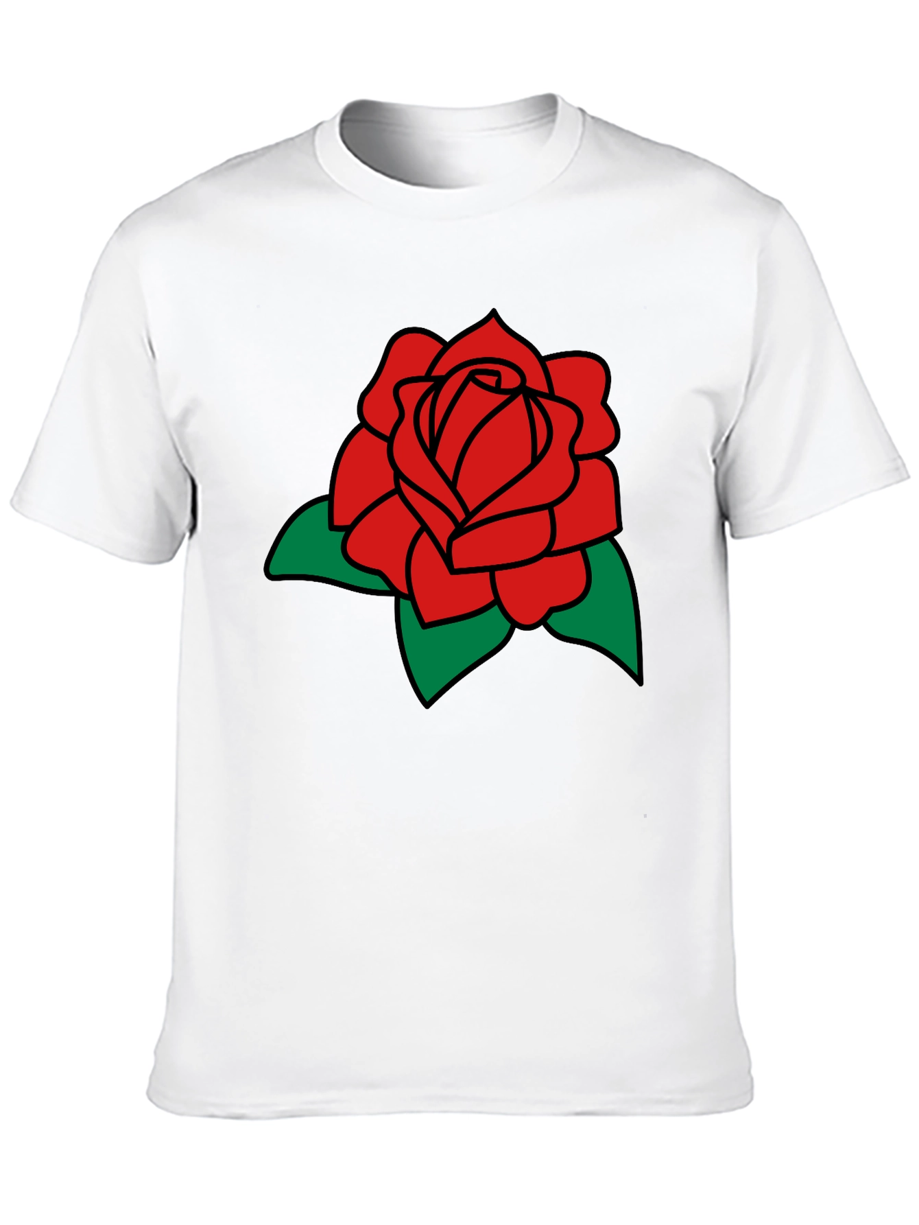 Black Rose Graphic Black T-Shirt view 10