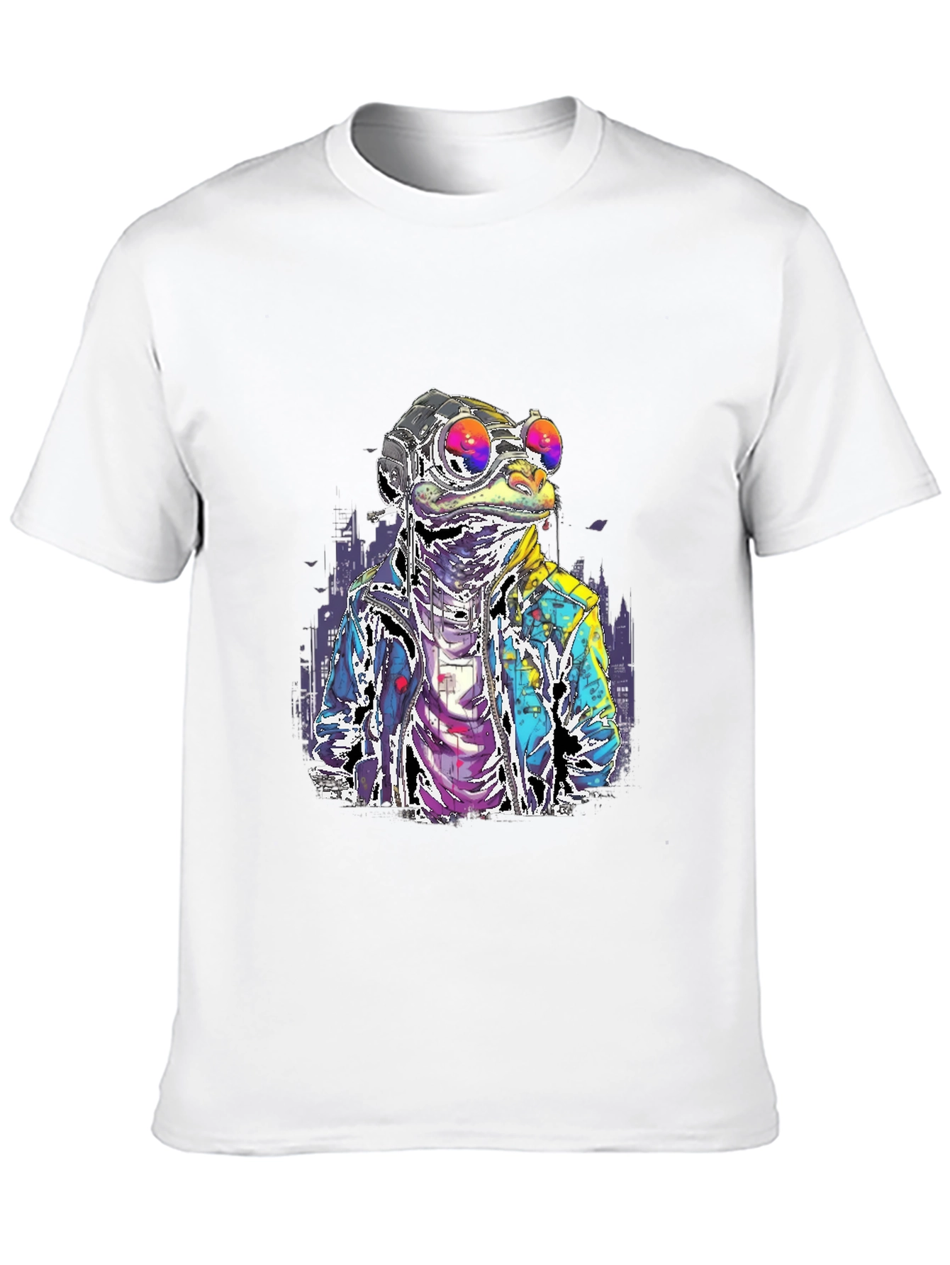 Black Cool Reptile T-Shirt view 10