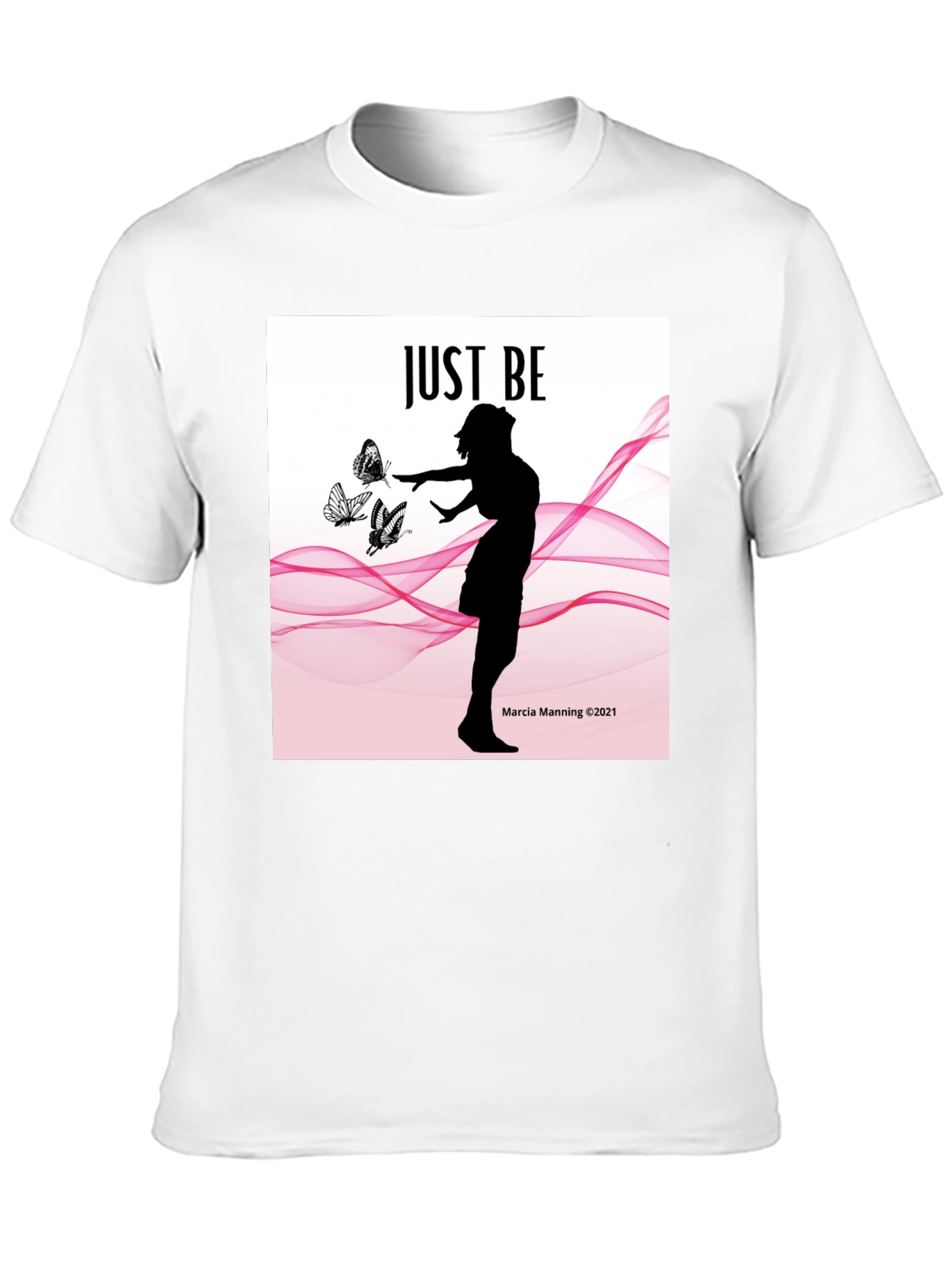 Black Just Be Women's Silhouette T-Shirt  view 10
