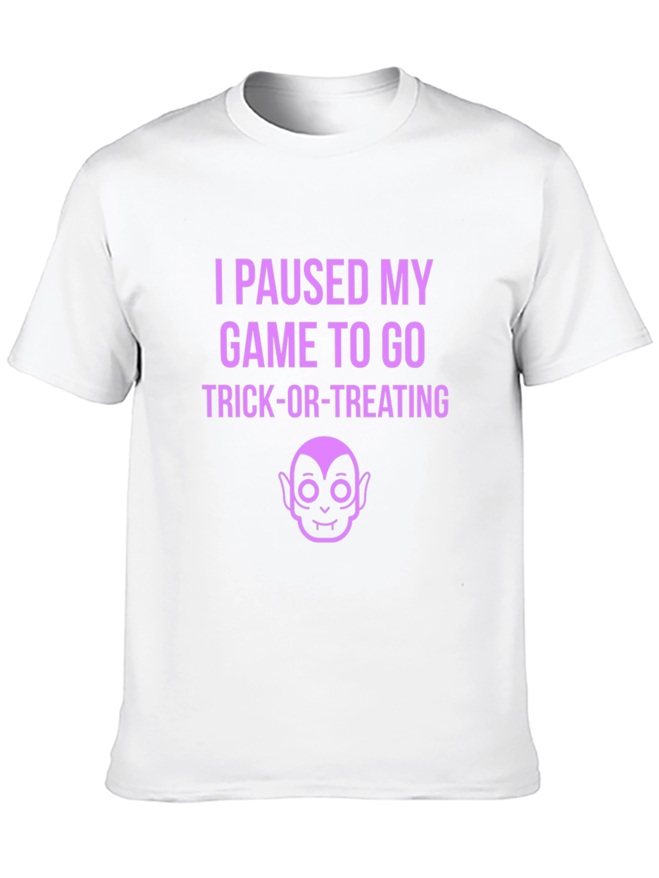 Black Funny Halloween Gamer T-Shirt - I Paused My Game view 10