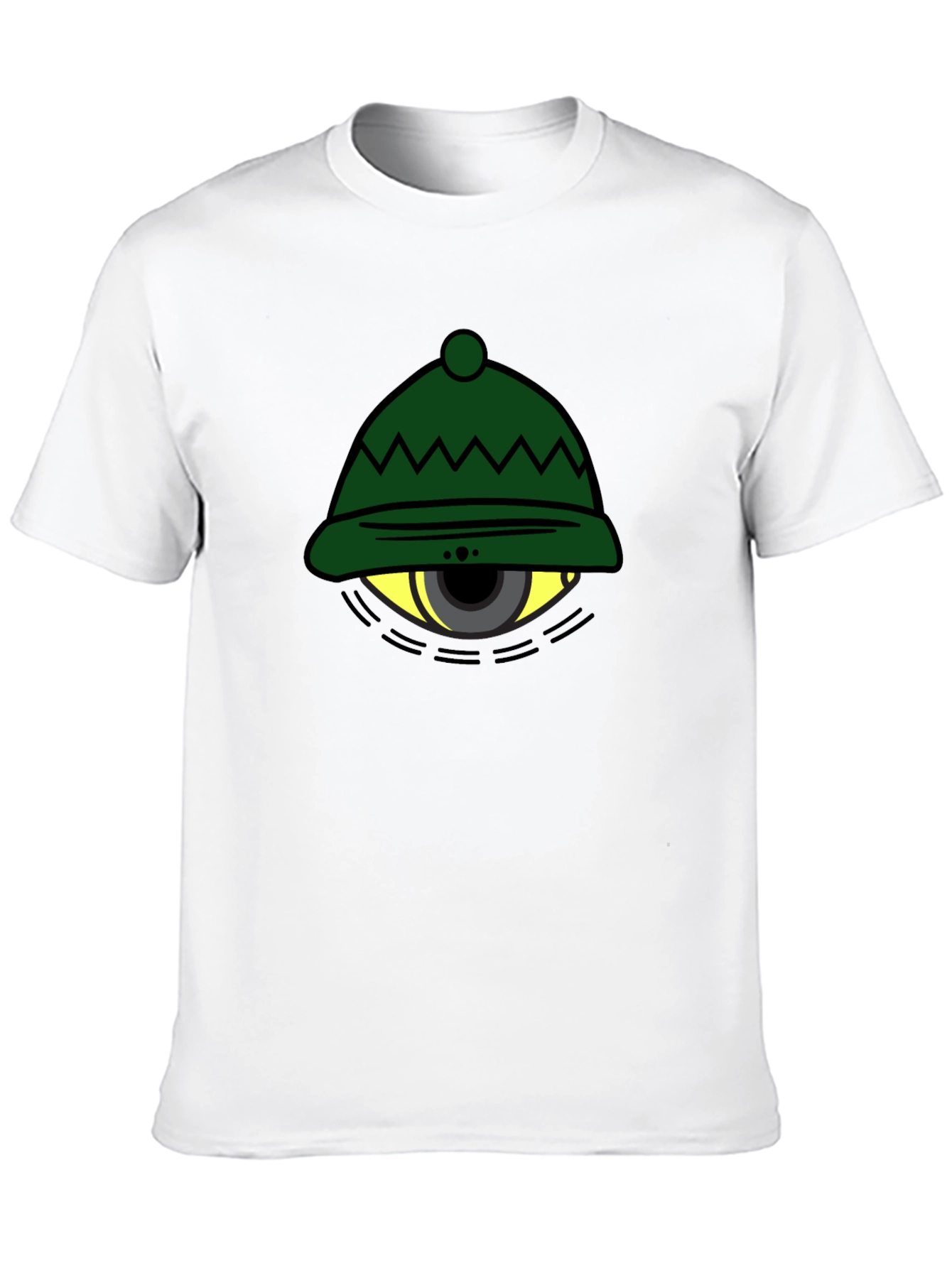 Black Eye Hat Graphic Tee - Unique Design, Comfortable Fit view 10