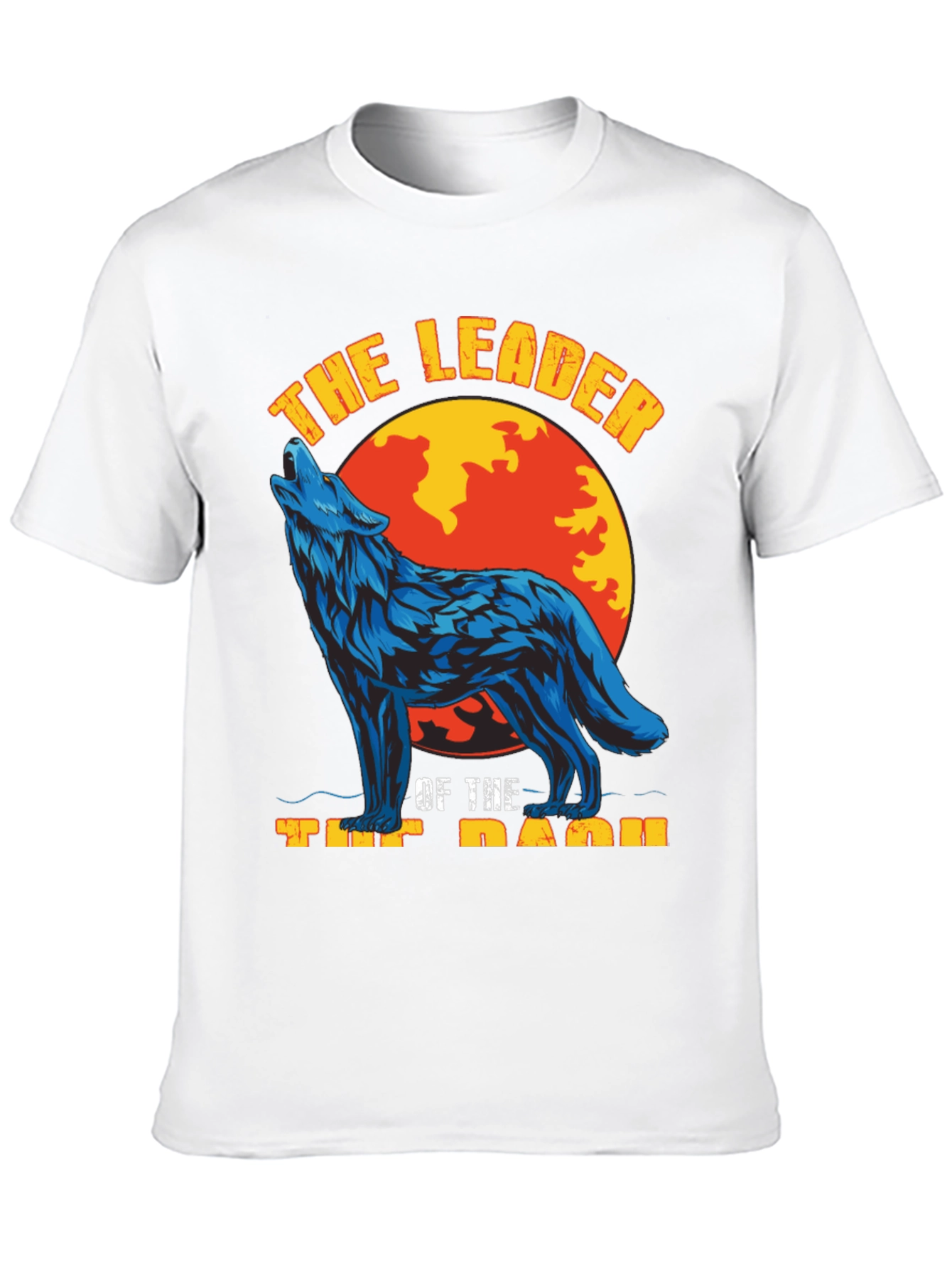 Black Wolf Pack Leader Graphic Tee view 10