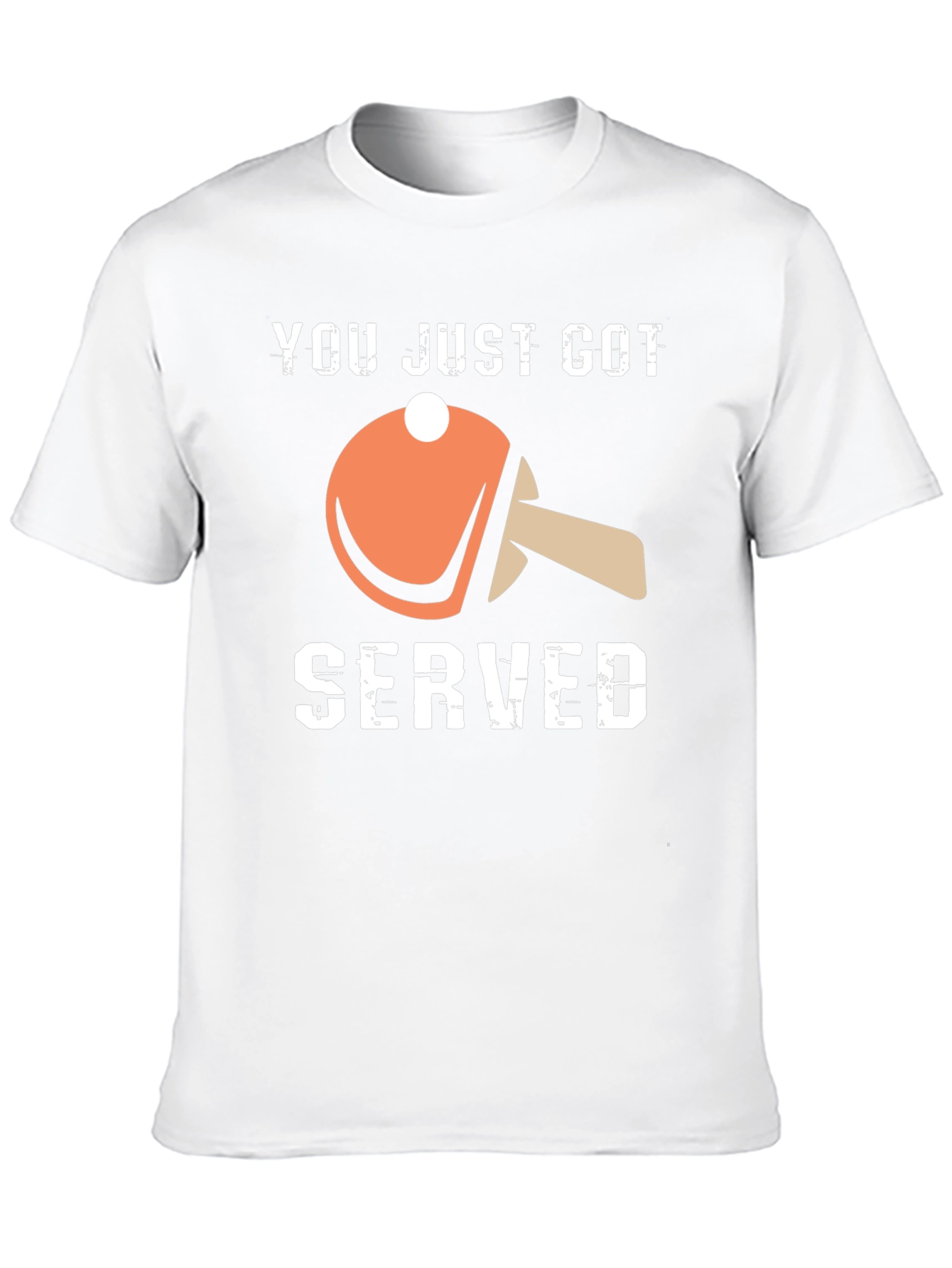 Black You Just Got Served T-Shirt - Ping Pong view 10