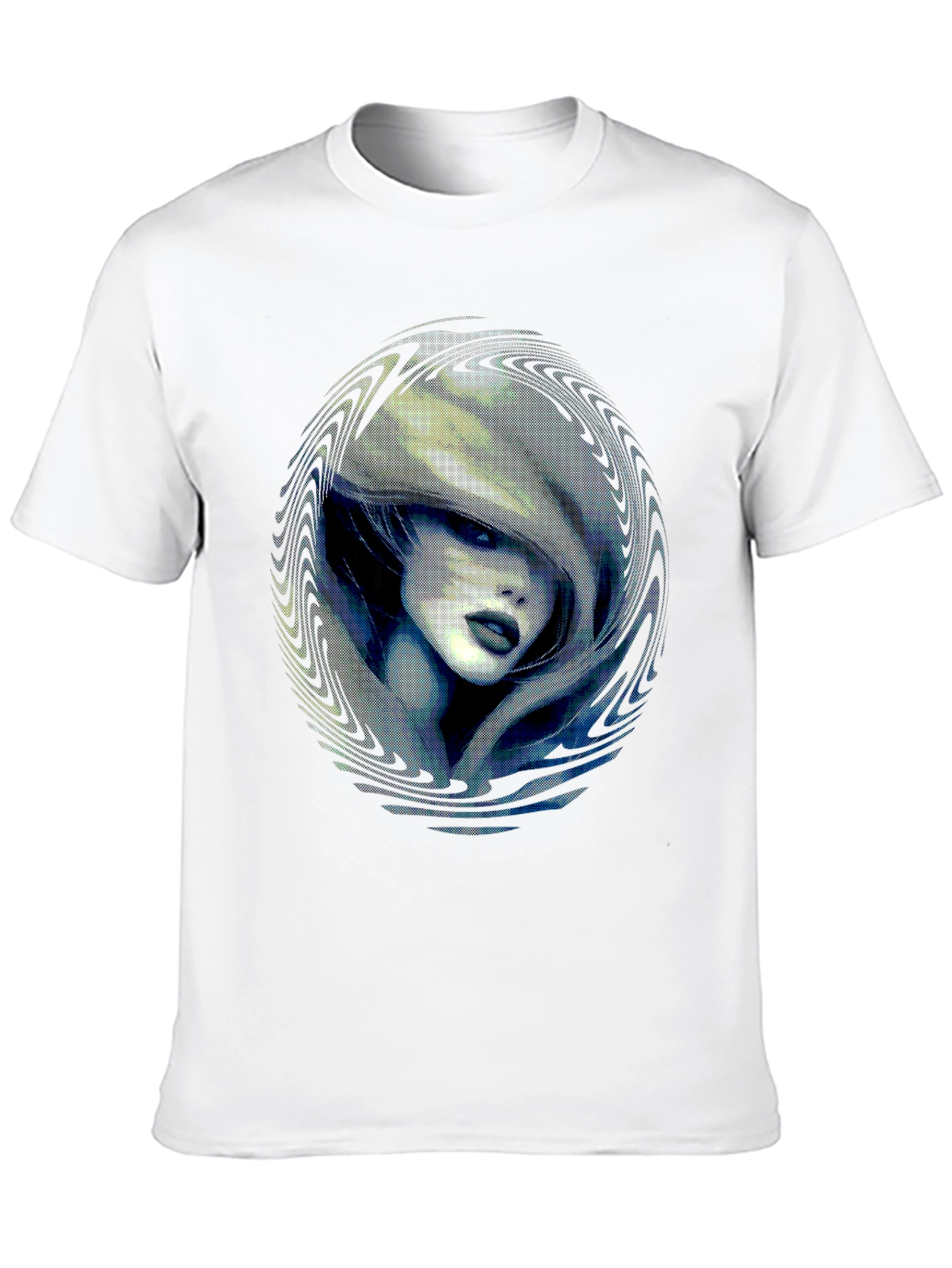 Black Mystic Woman Graphic Print Black T-Shirt view 10