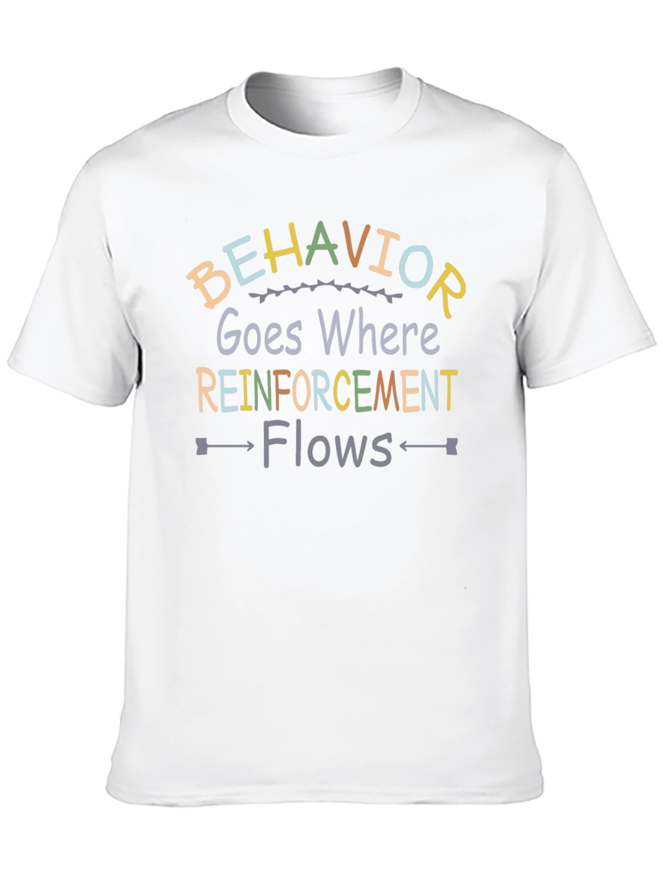 Black Behavior Goes Where Reinforcement Flows T-Shirt view 10