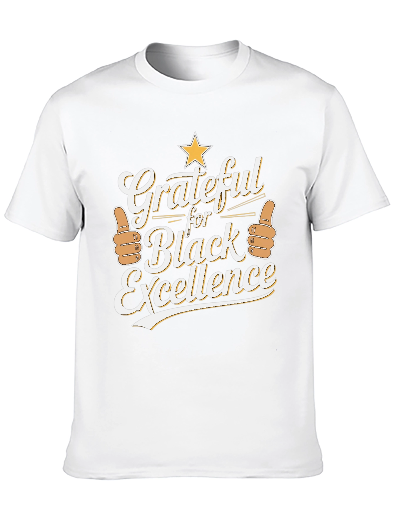 Black Grateful for Black Excellence Graphic Tee view 10