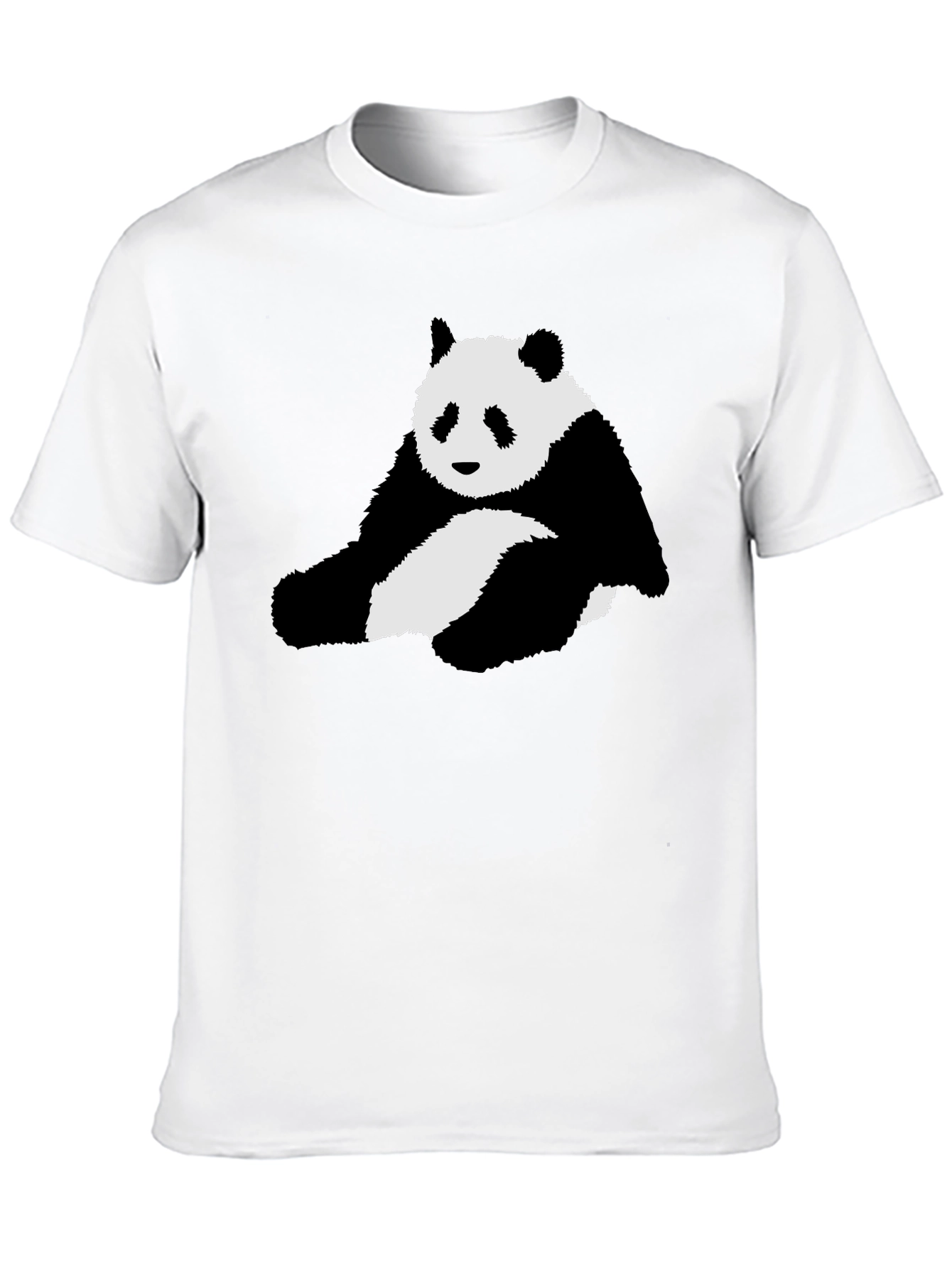 Black Panda Graphic Black T-Shirt view 10