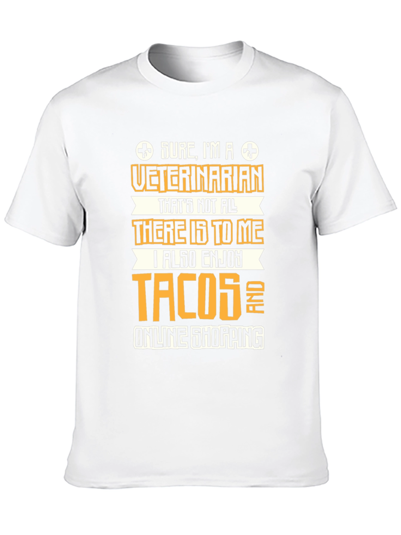 Black Veterinarian Tacos & Online Shopping T-Shirt view 10