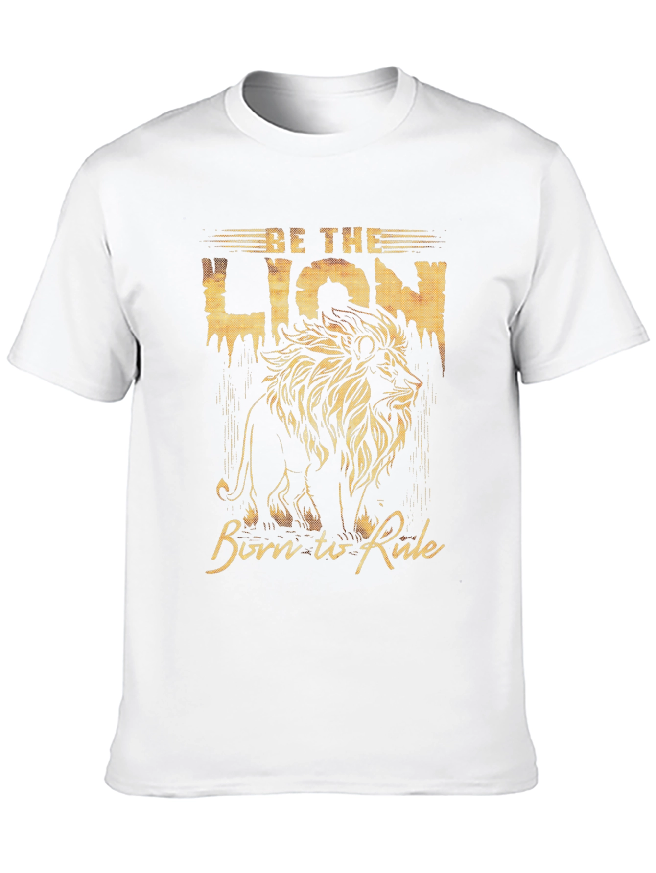 Black Be The Lion Black Graphic Tee view 10