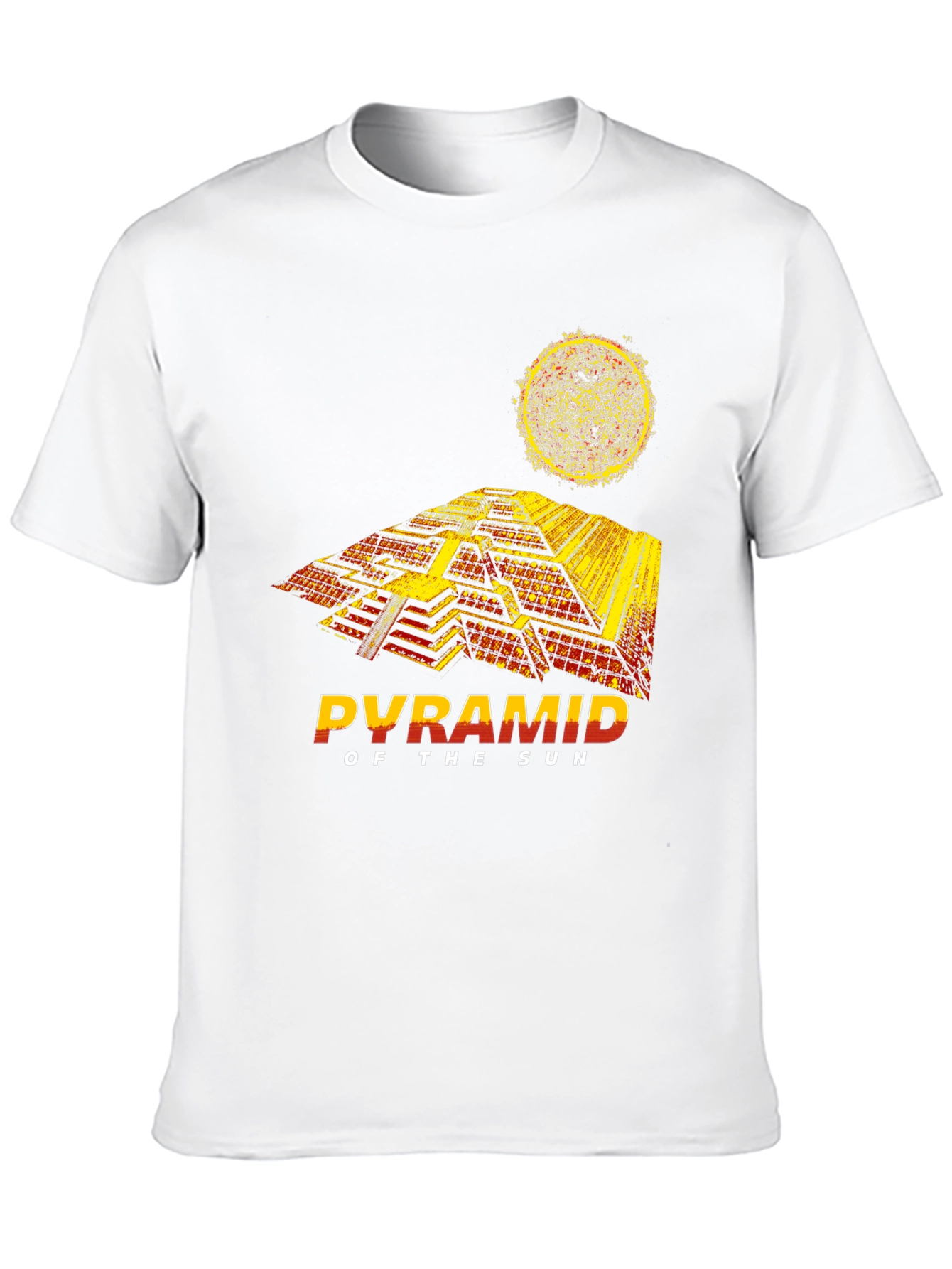 Black Pyramid of The Sun Graphic T-Shirt view 10