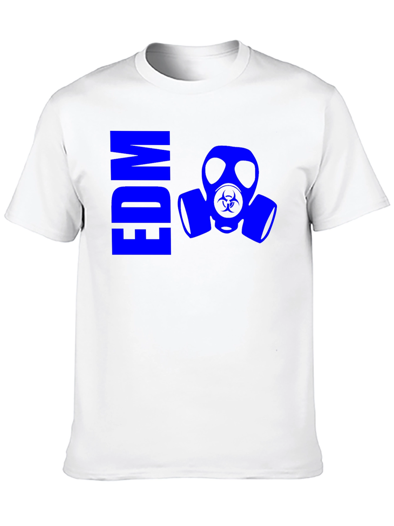 EDM Gas Mask Graphic Tee - Cool Black T-Shirt - 10