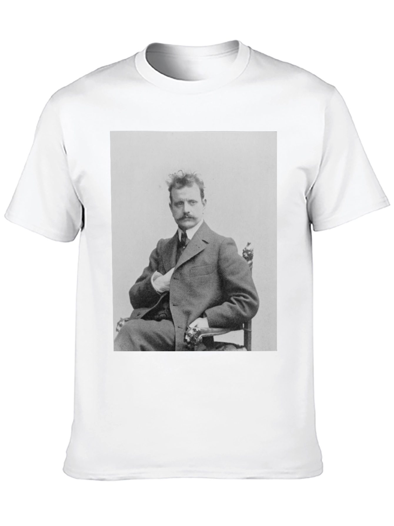 Black Vintage Portrait Tee - Classic Style view 10