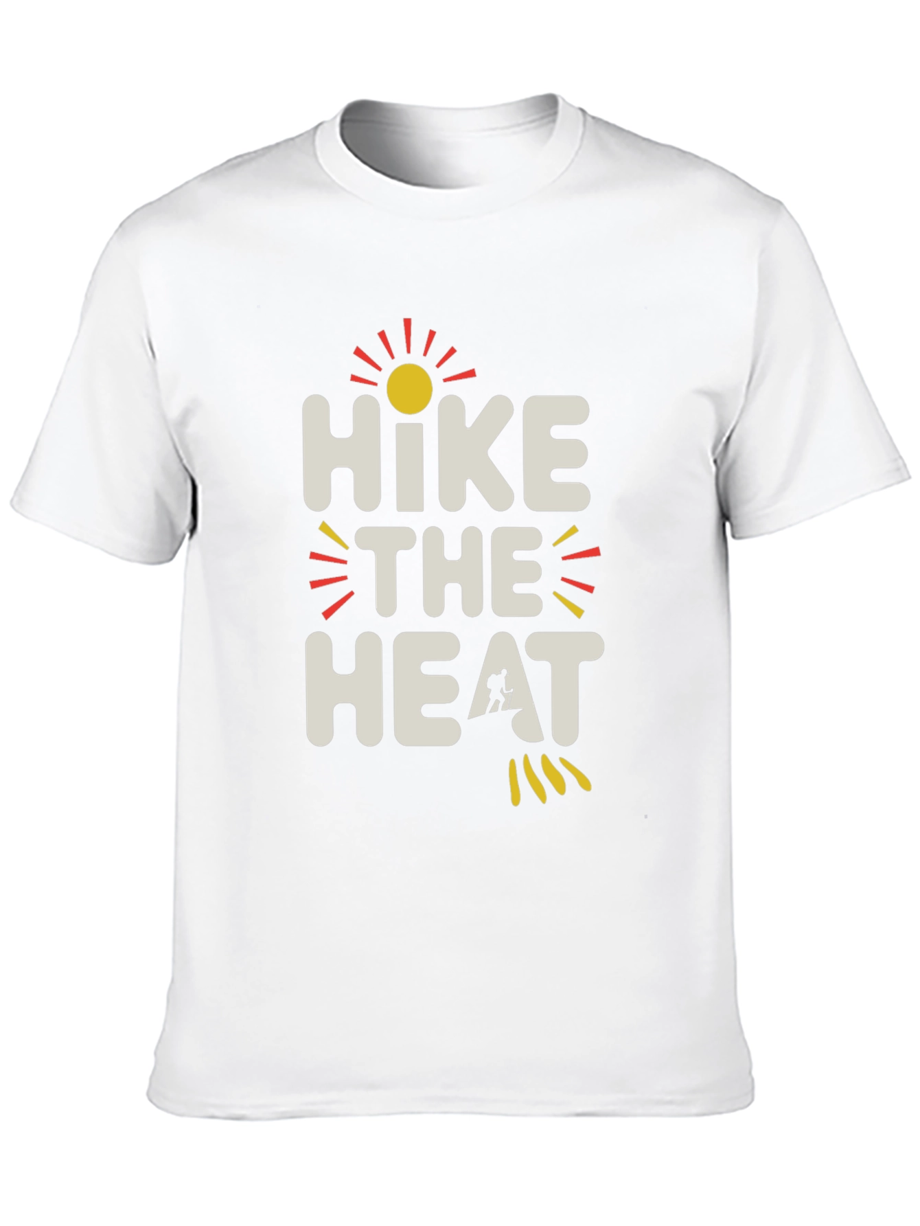 Black Hike the Heat Graphic Tee - Adventure Awaits! view 10