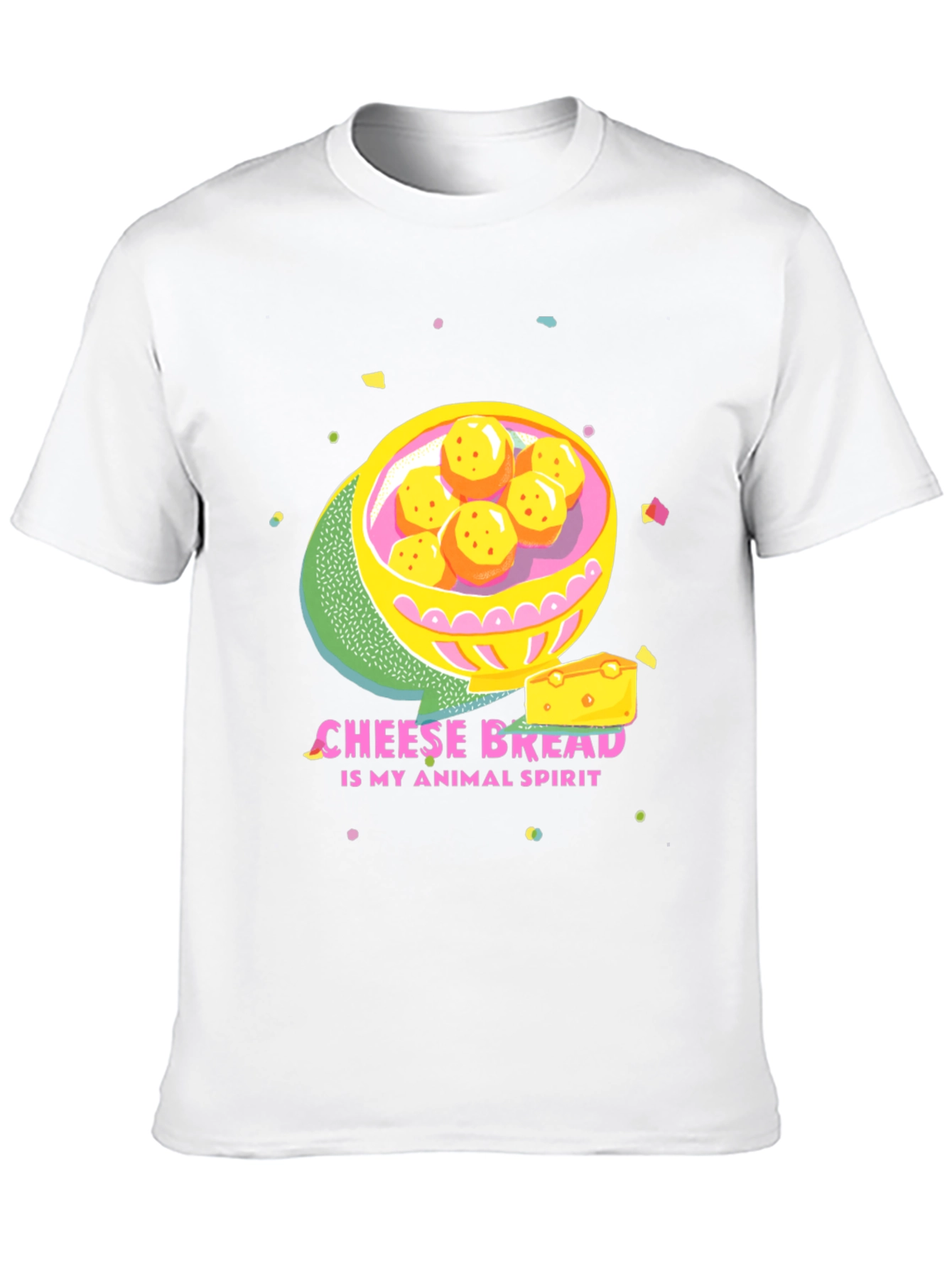 Black Cheese Bread Animal Spirit Graphic Tee view 10