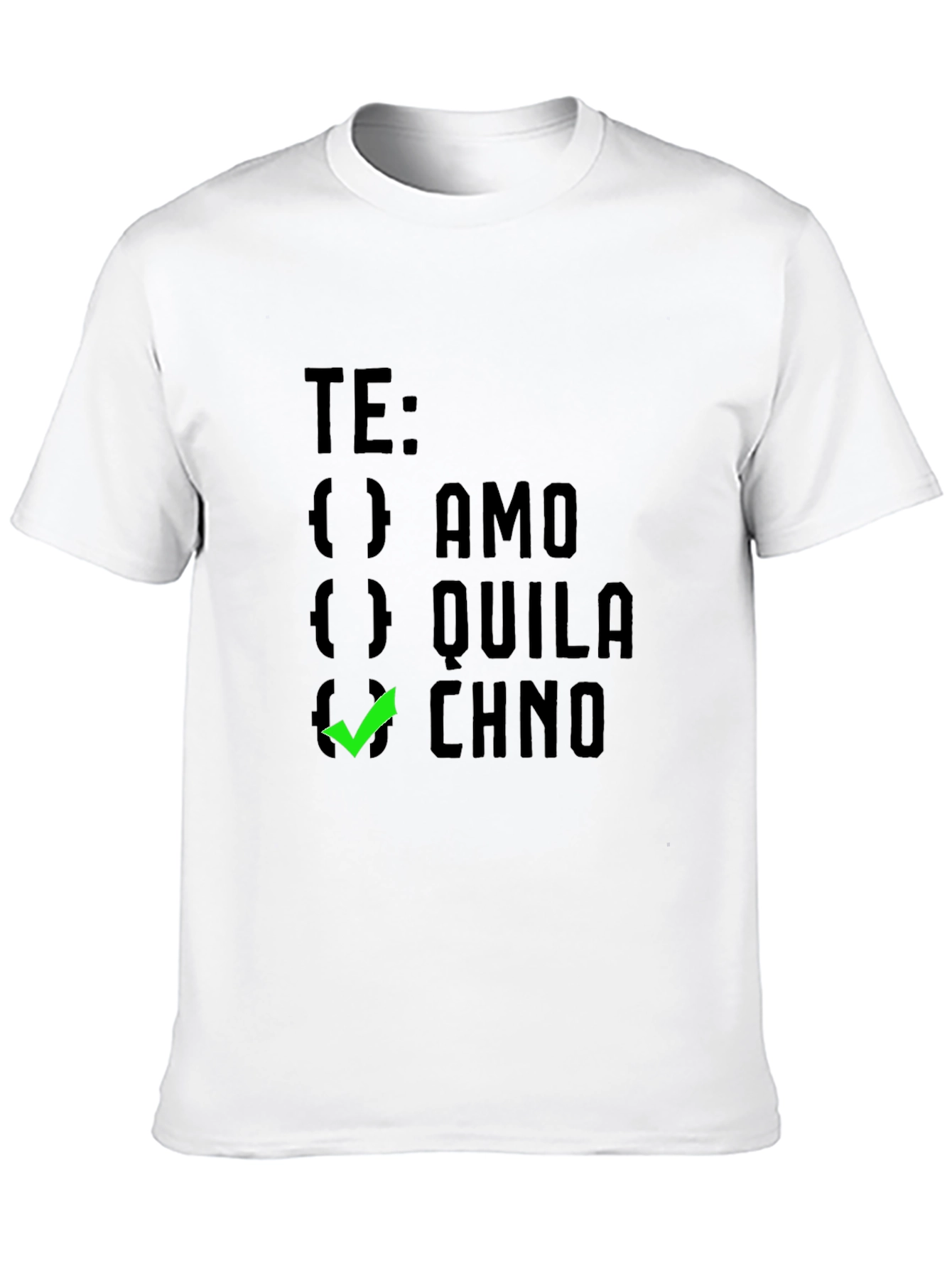 Black Te Amo Chino Graphic Tee - Black view 10