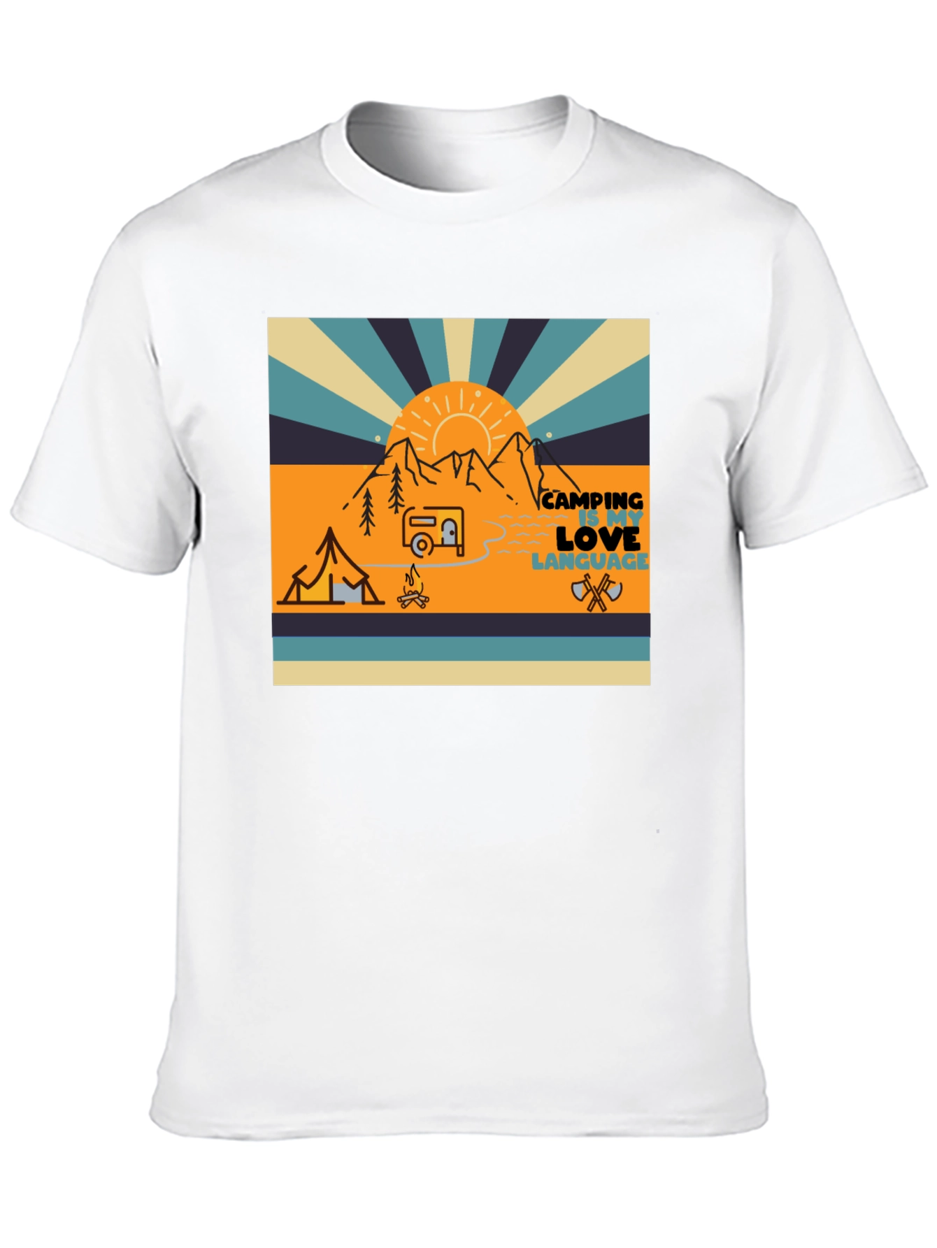 Camping Love Language Graphic T-Shirt - 10