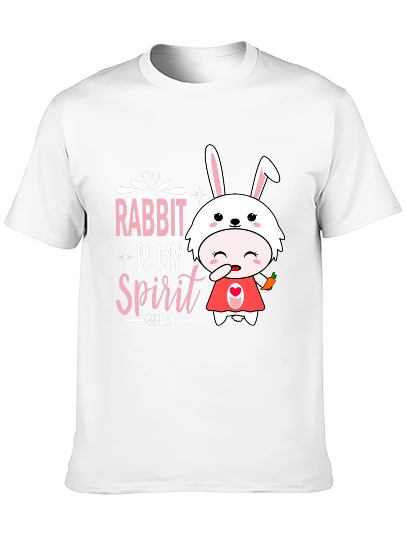 Black Rabbit Is My Spirit Animal T-Shirt view 10
