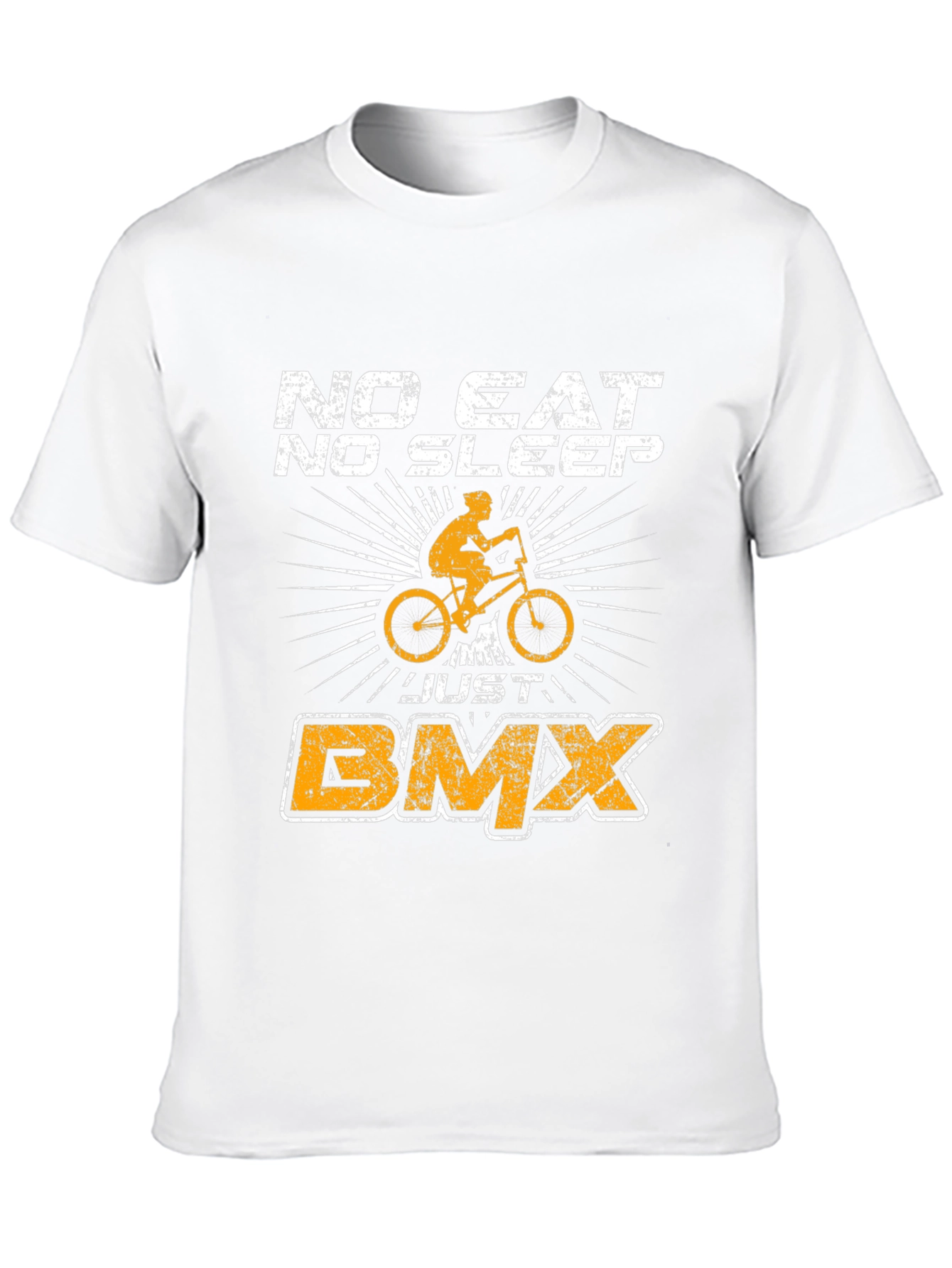 Black No Eat No Sleep Just BMX T-Shirt view 10